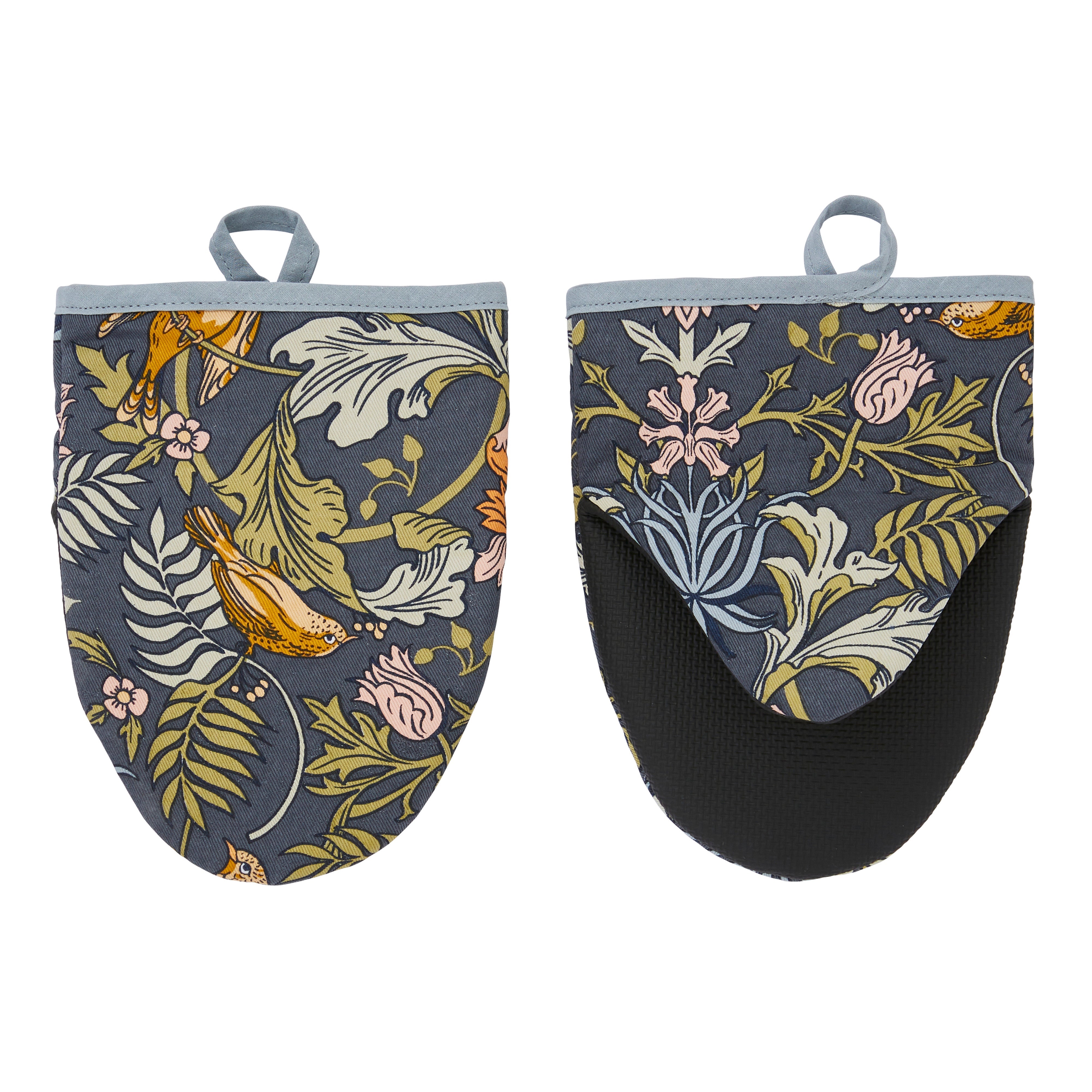 Ulster Weavers Finch & Flower Microwave Mitts 2 Piece Set Multi-Coloured