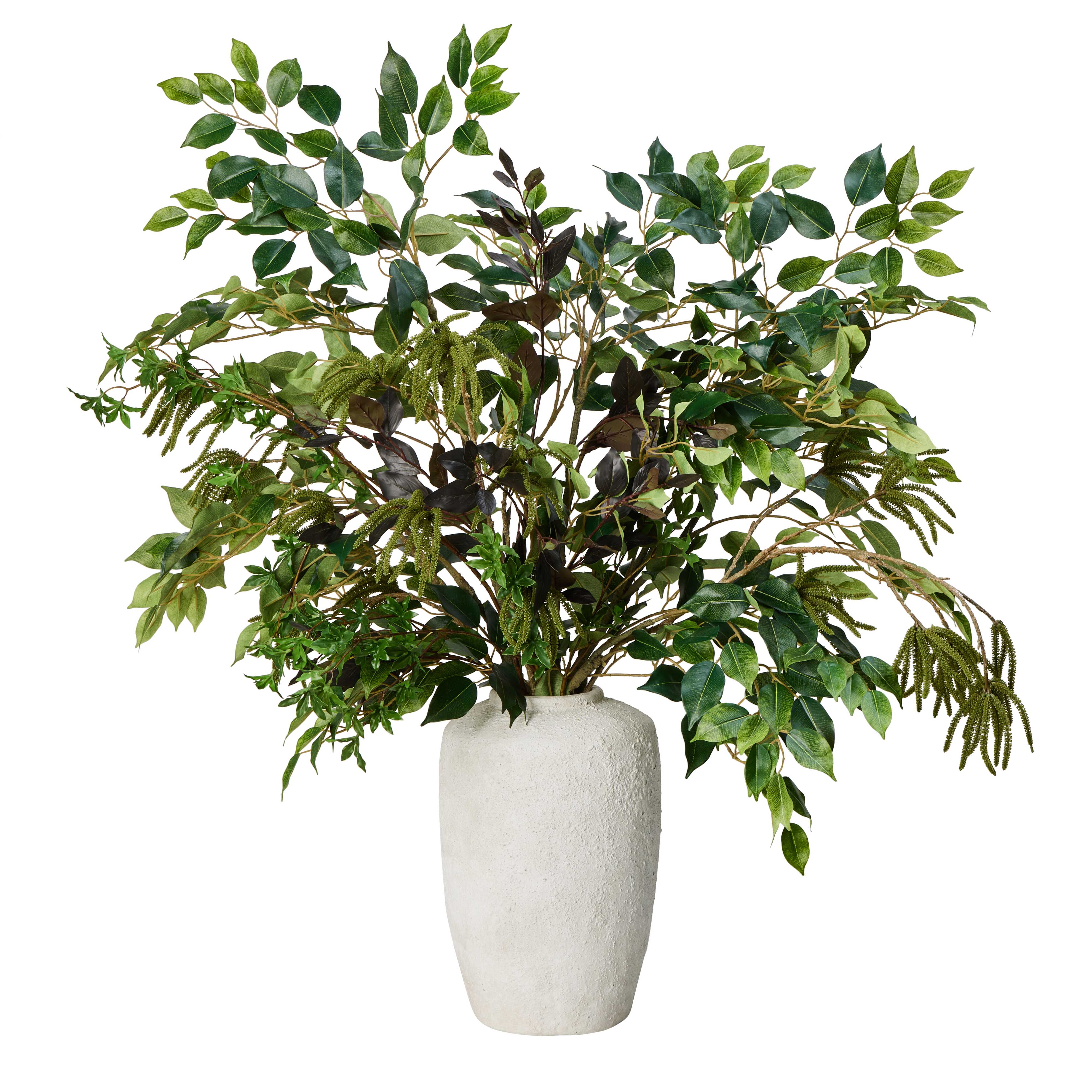 Rogue Ficus Catkin Mix - Lanah Vase