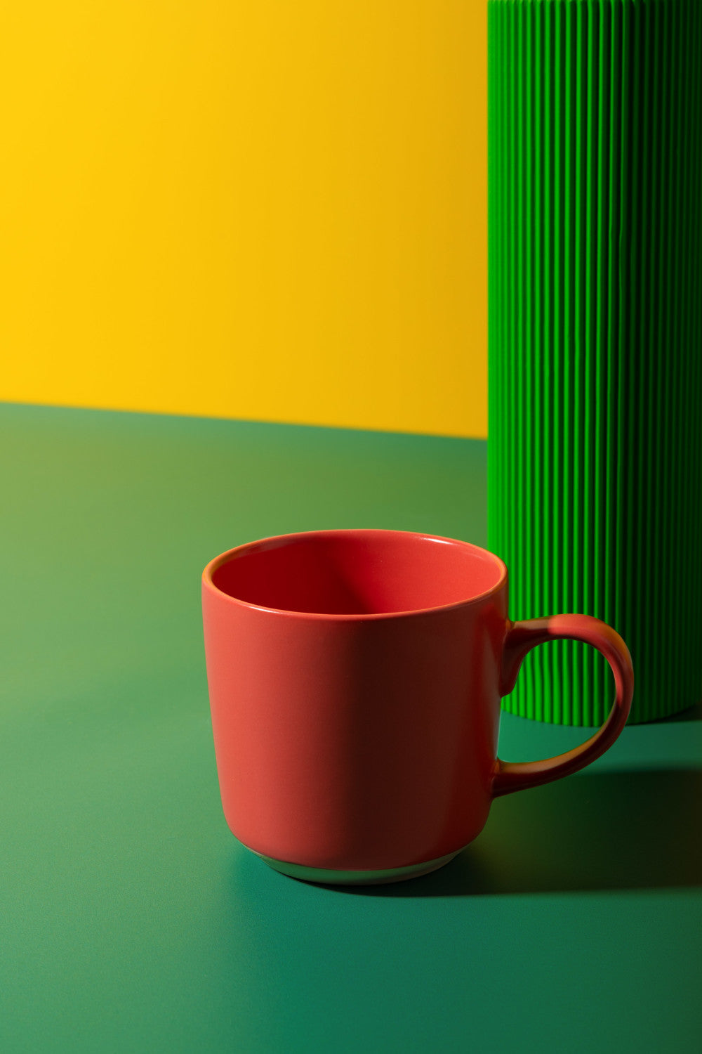 La Cafetière Ceramic Coffee Mug 350ml (Red)