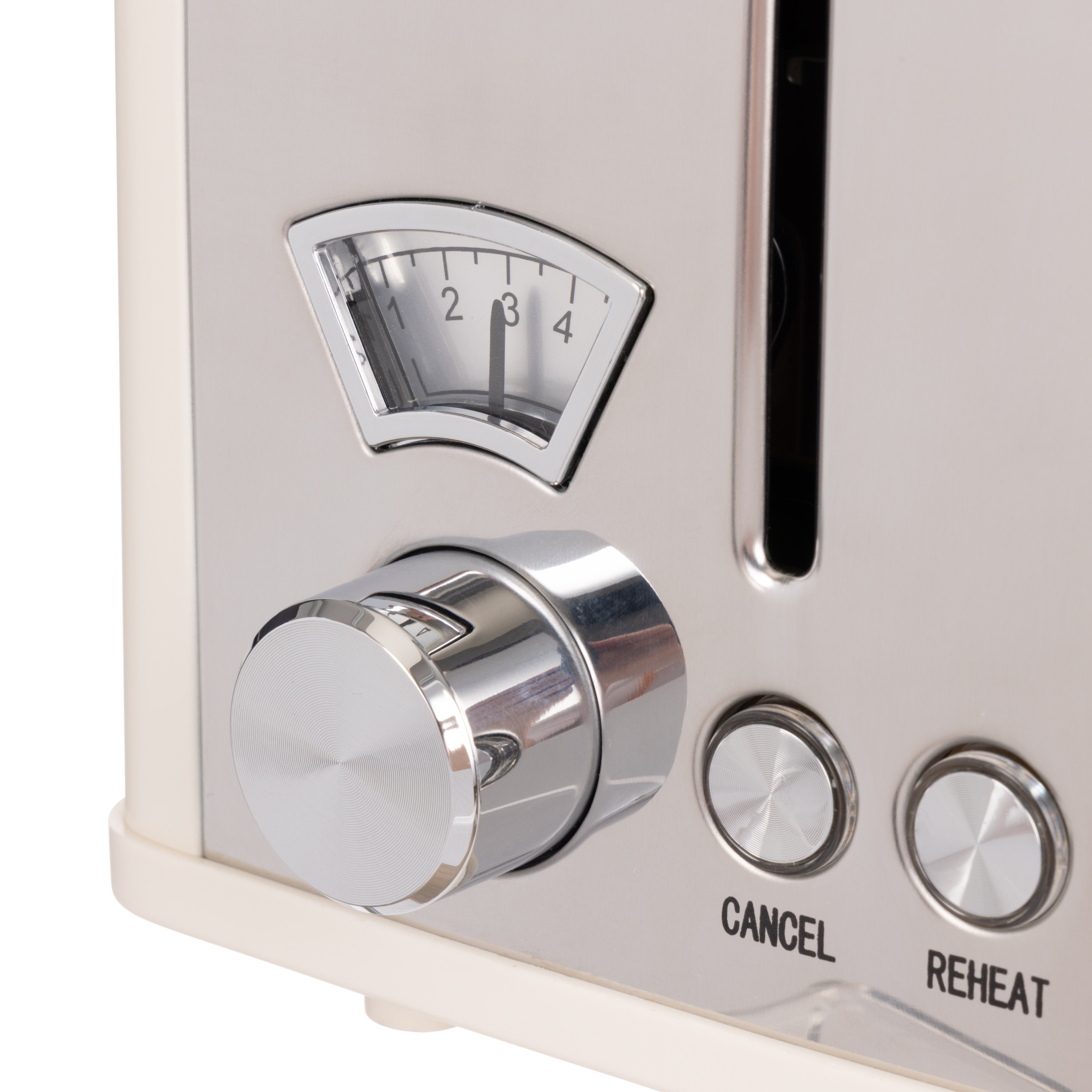 Davis & Waddell Newbury Vintage 4 Slice Toaster Cream
