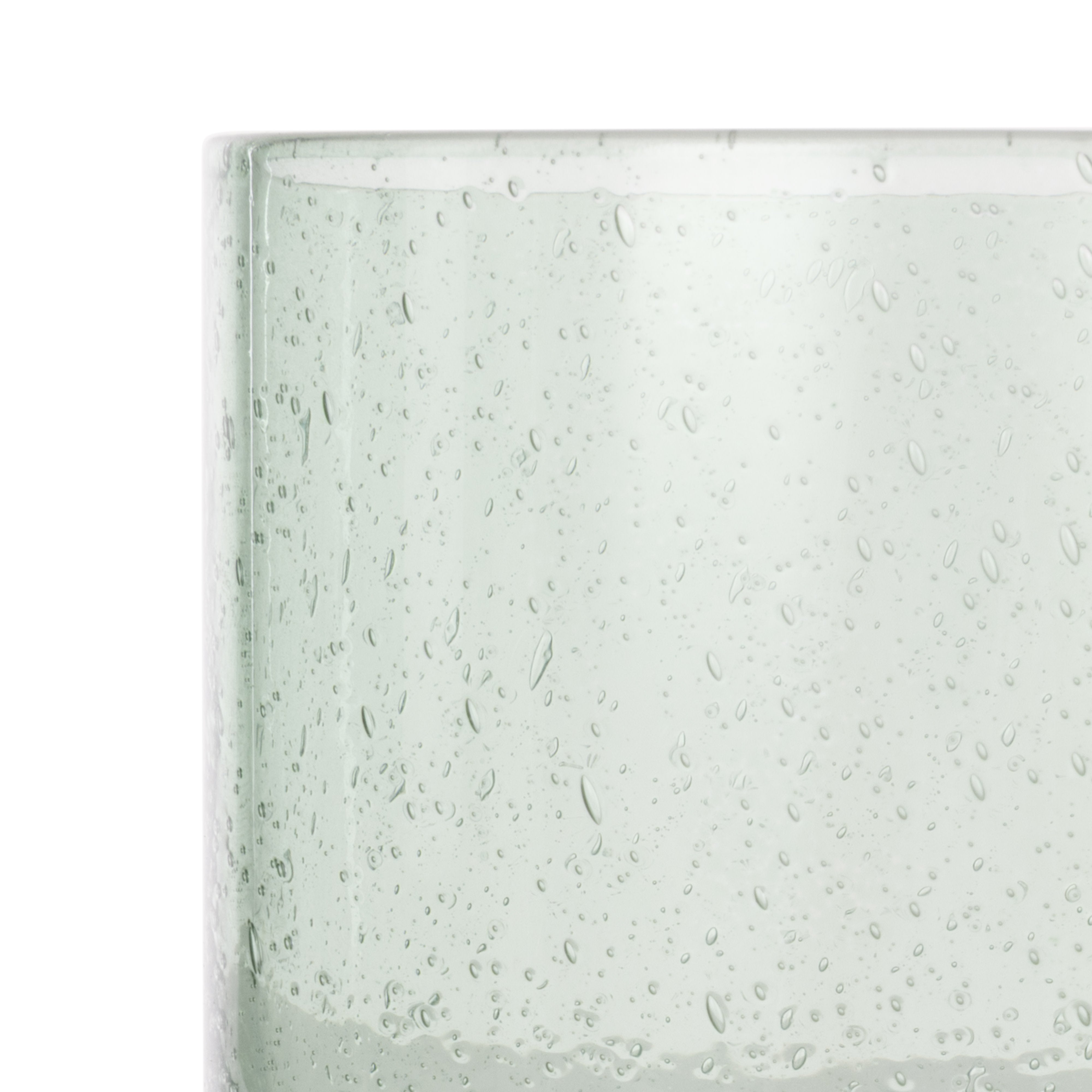 Davis & Waddell Saltara Bubble Glass Tumblers 350ml 4 Piece Set Green