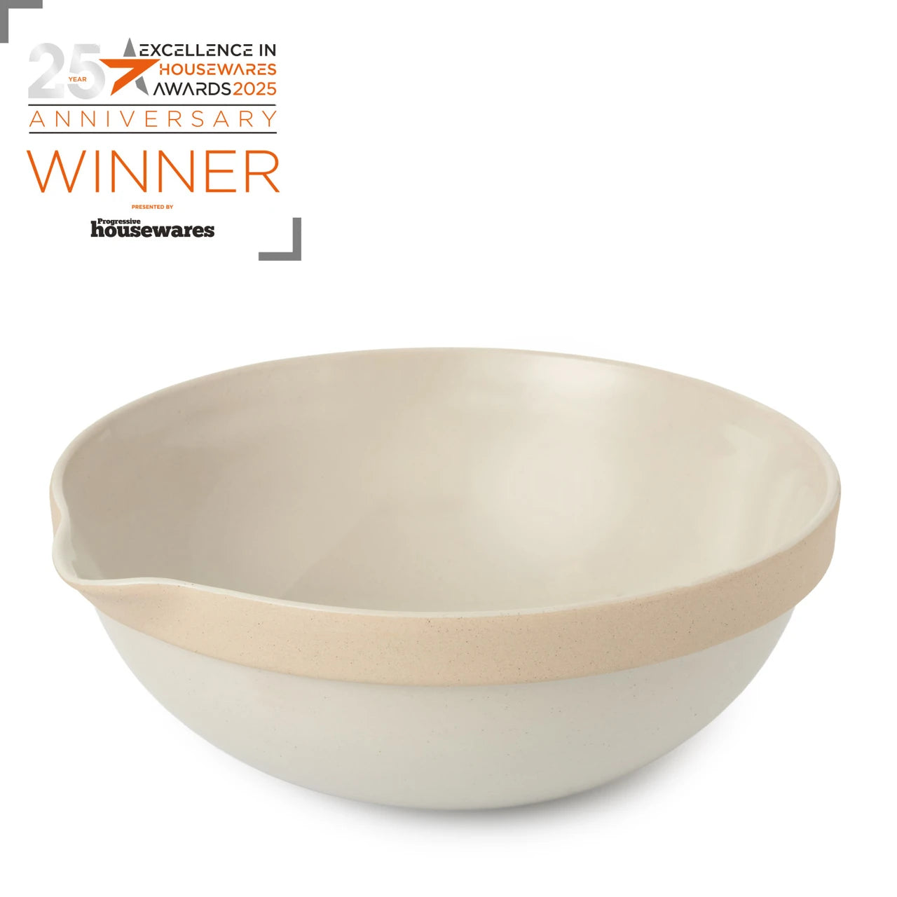 Jamie Oliver Big Love 2.5L Mega Mixing Bowl White