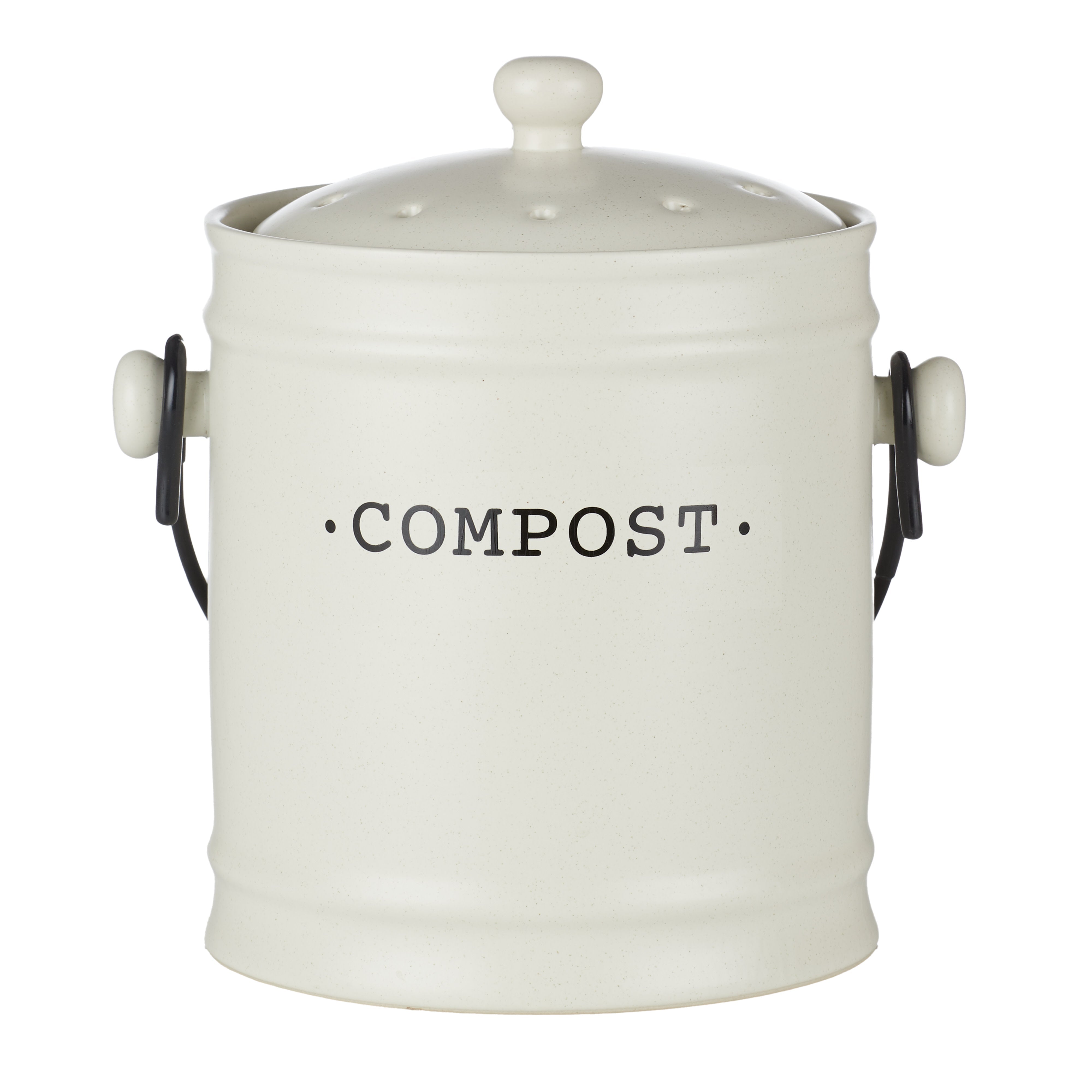 Davis & Waddell Darley Compost Bin 3.5L Cream