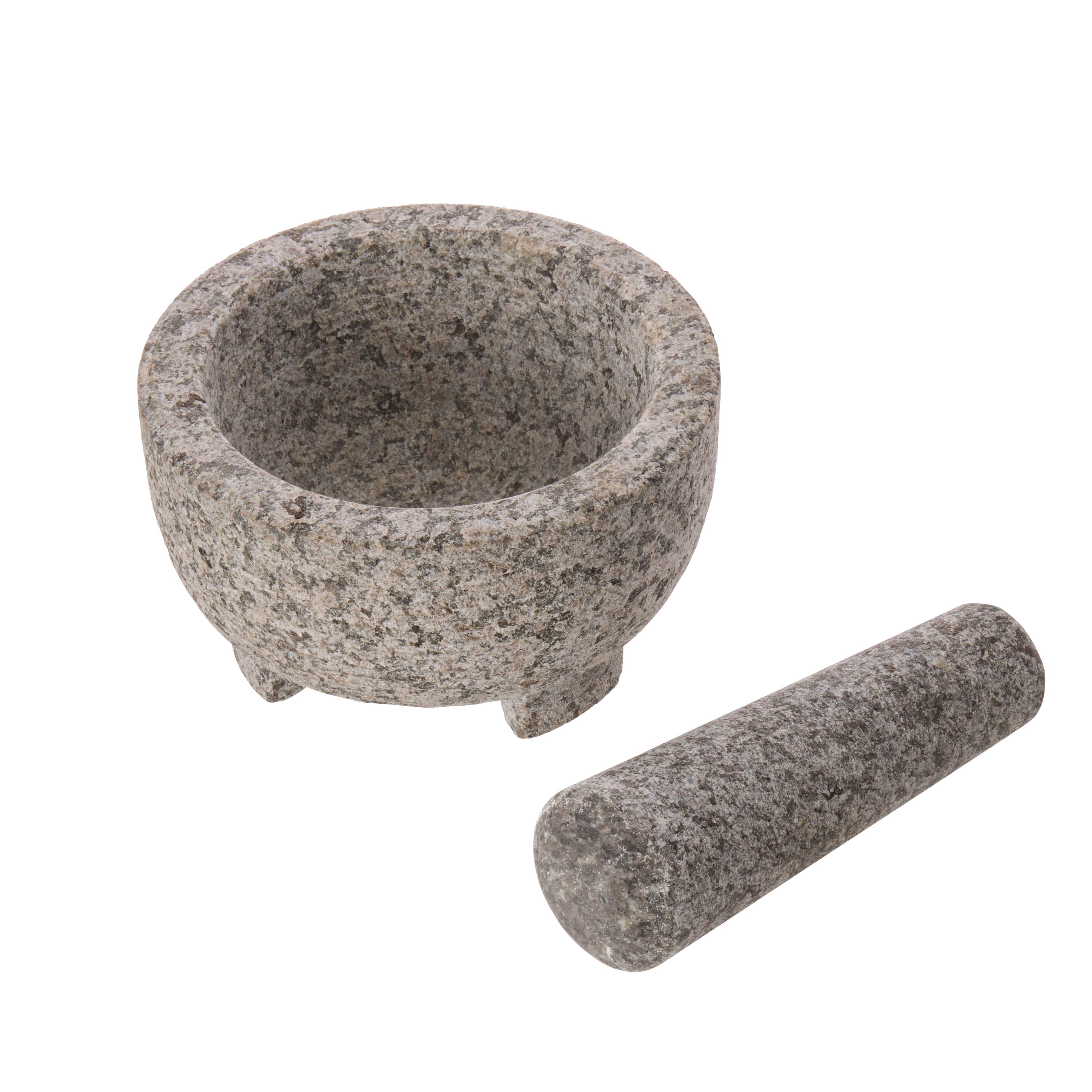 Davis & Waddell Granite Mortar & Pestle 12x12x7cm Grey