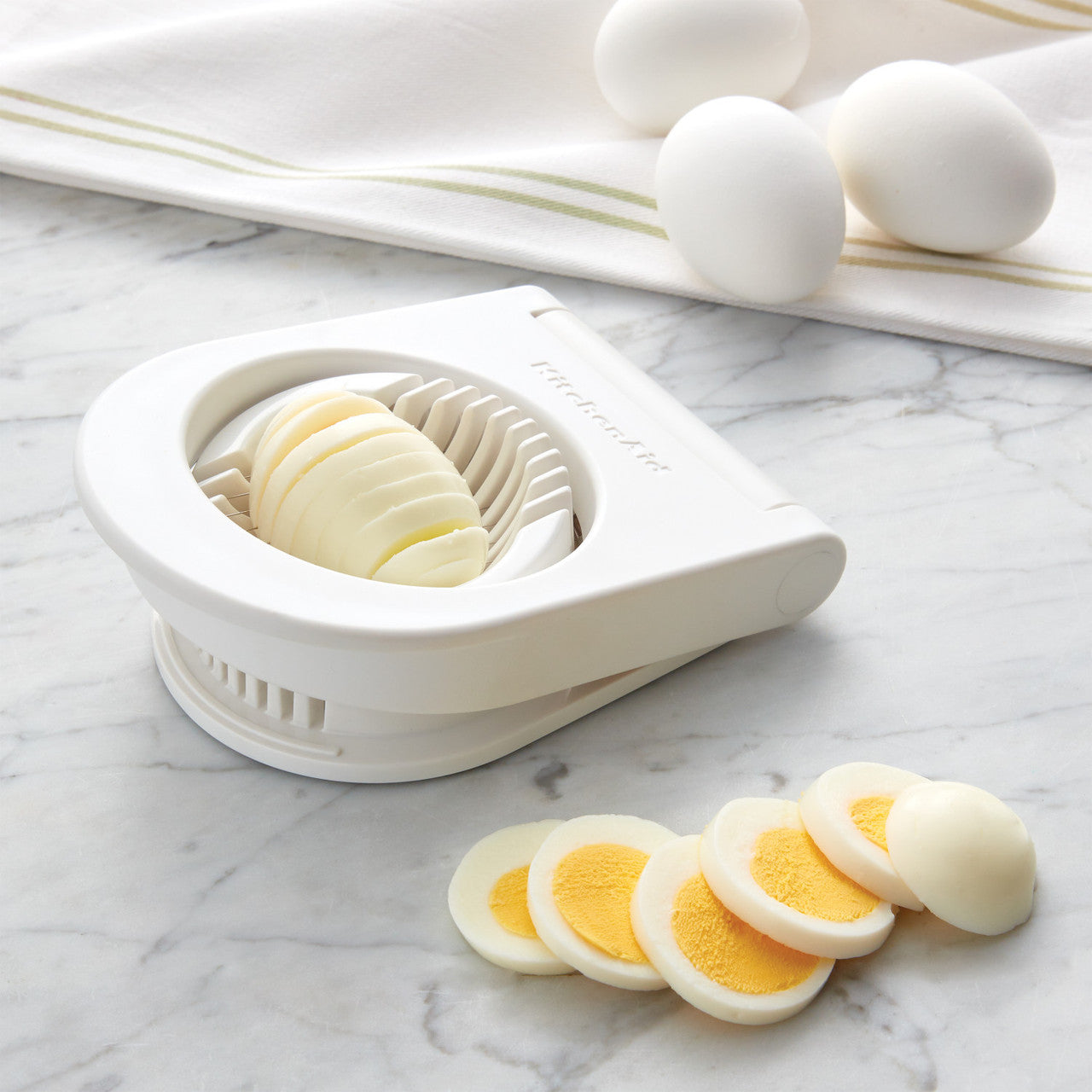 KitchenAid Stainless Steel Egg Slicer (White)