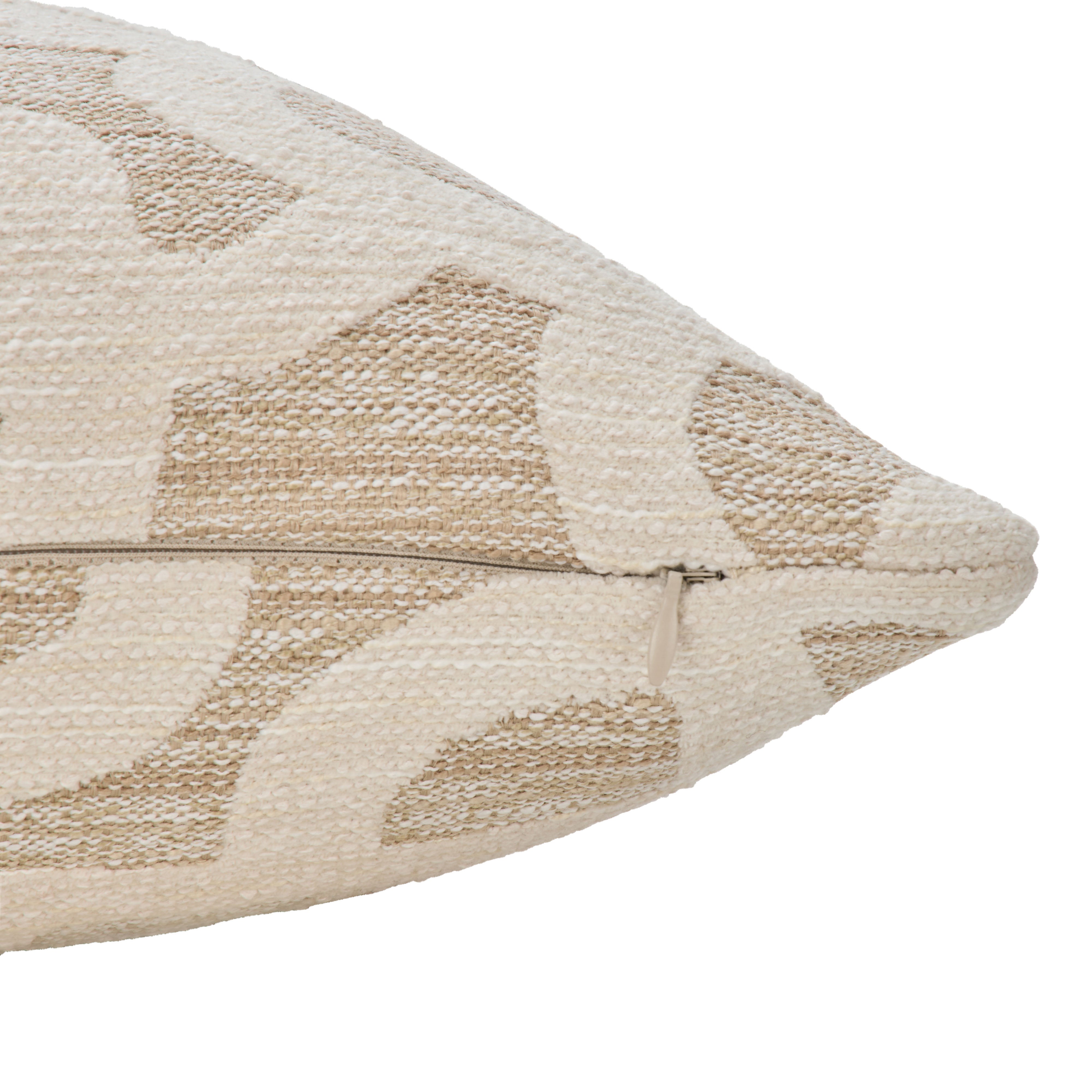 Amalfi Arco Cushion Grey & Ivory