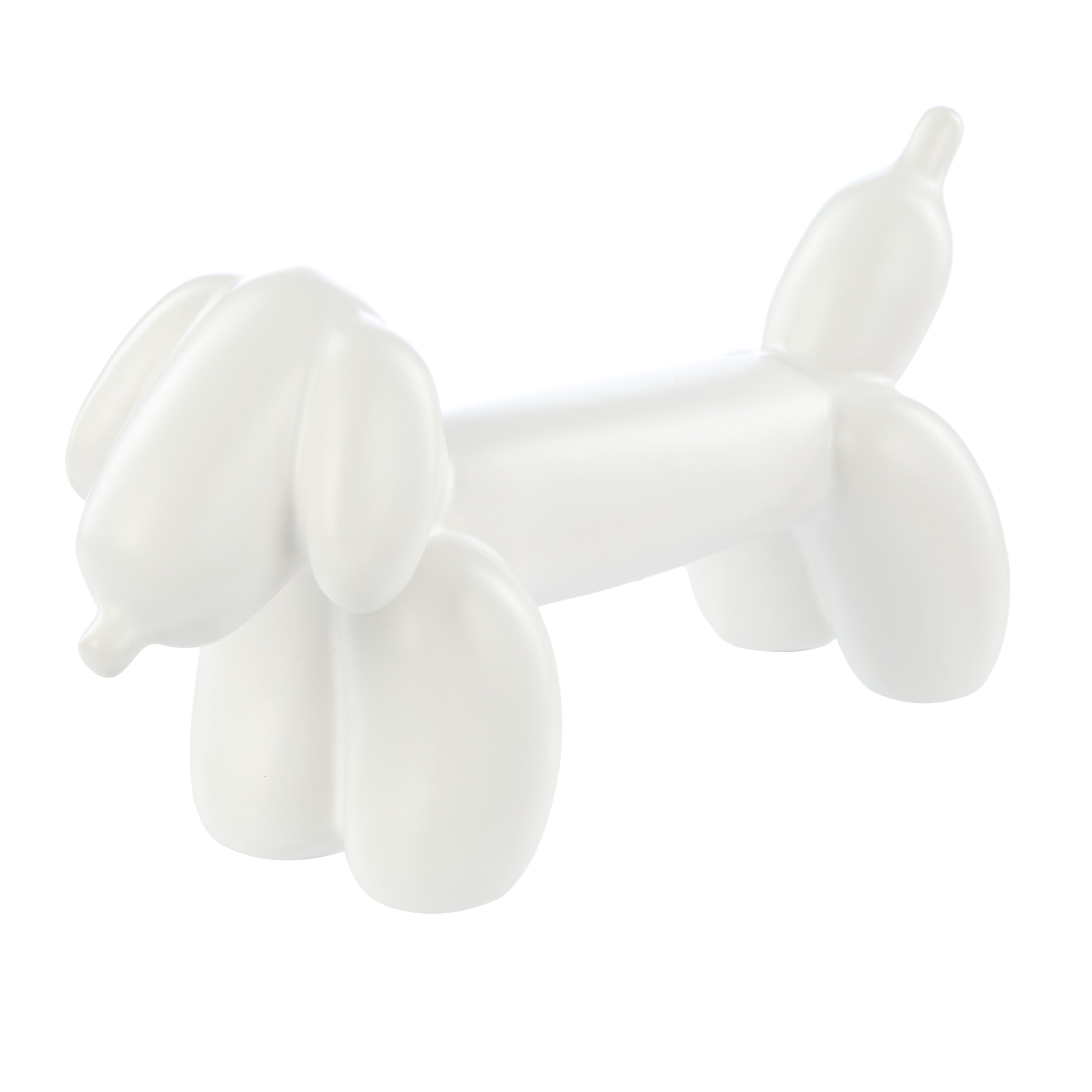 Emporium Bubbles Balloon Dog Sculpture Wide White