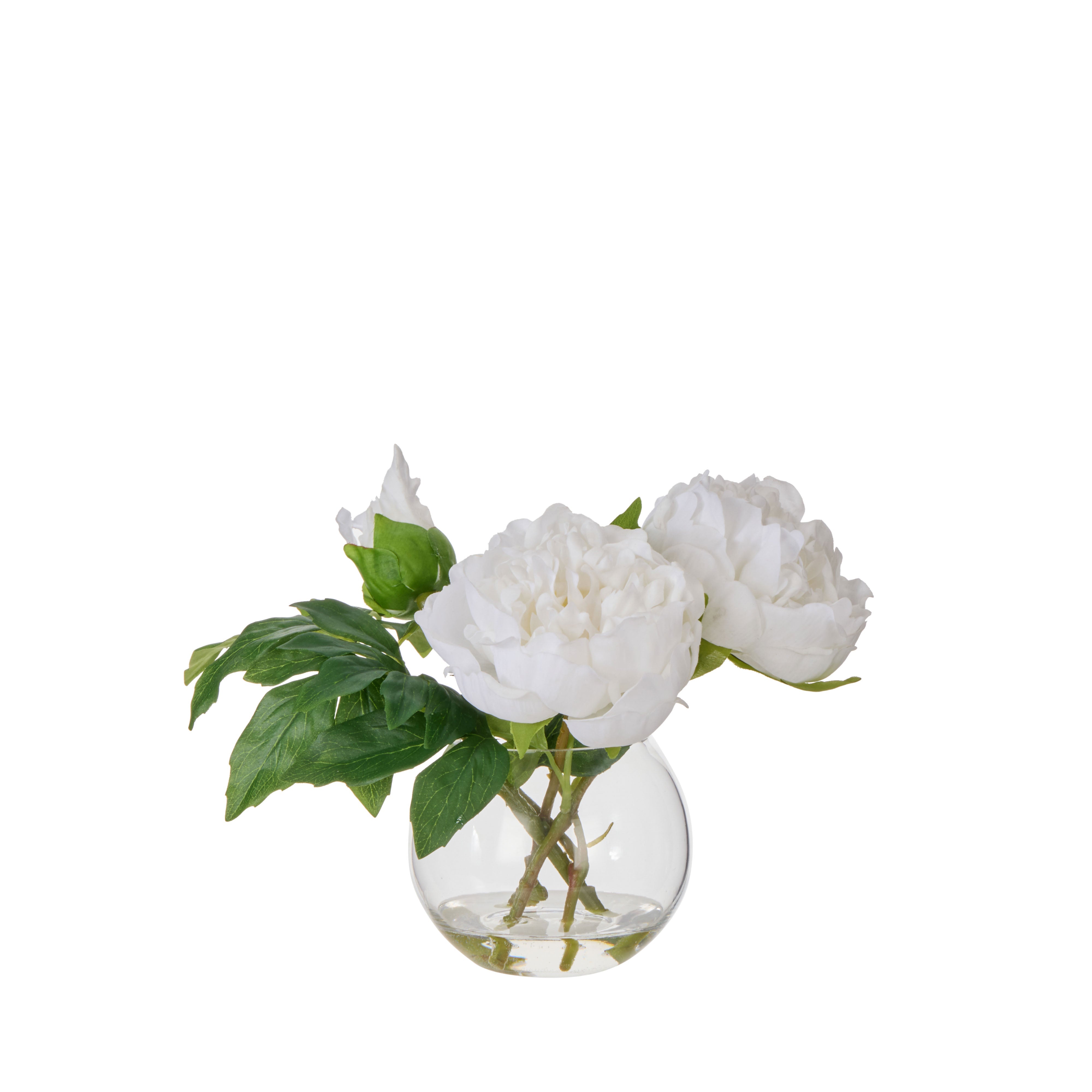 Rogue Peony Real Touch Sphere Vase