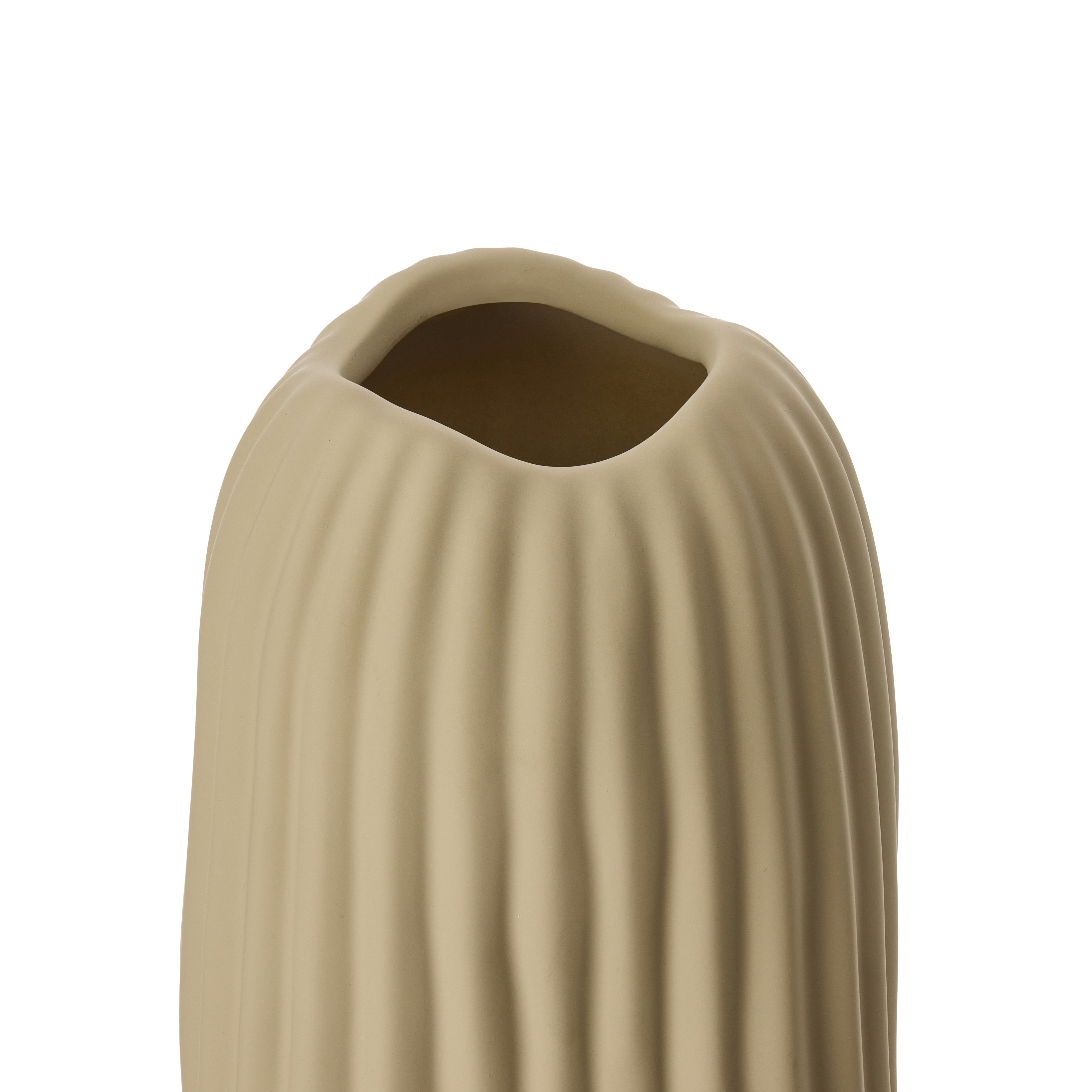 Rogue Lyra Vase Beige 15 x 30cm