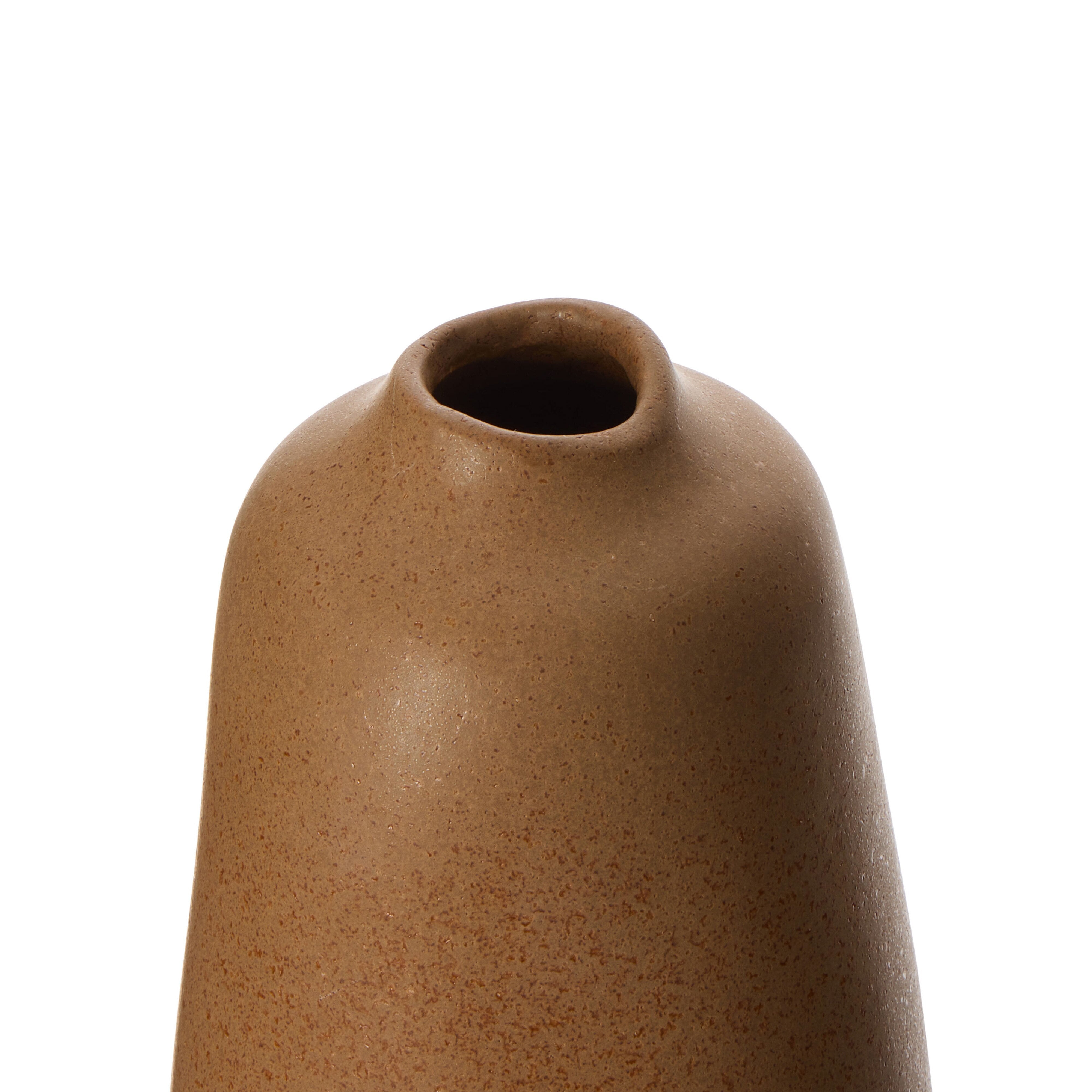 Amalfi Linden Pebble Vase Reactive Ocher