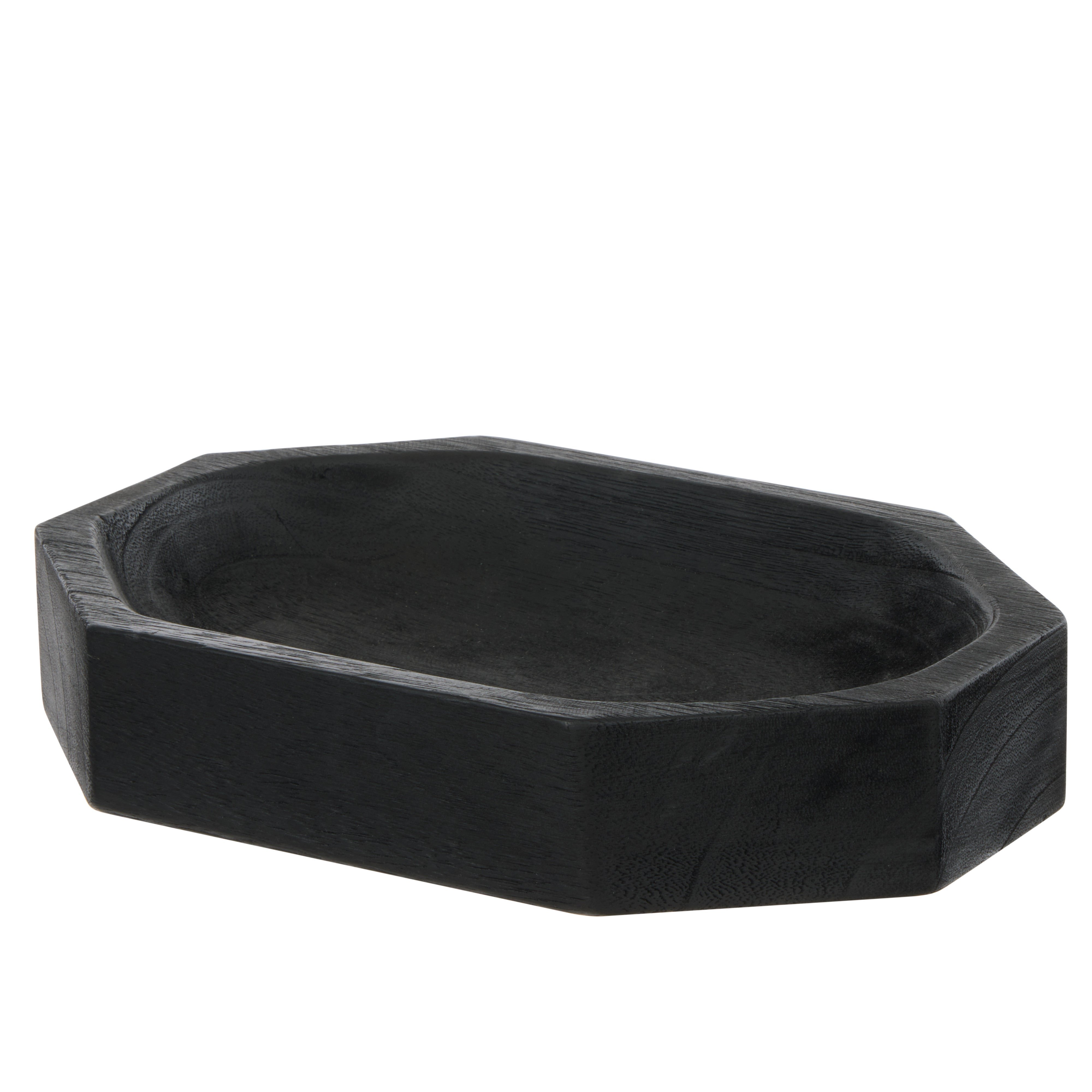 Amalfi Lyra Wooden Tray Tall Black