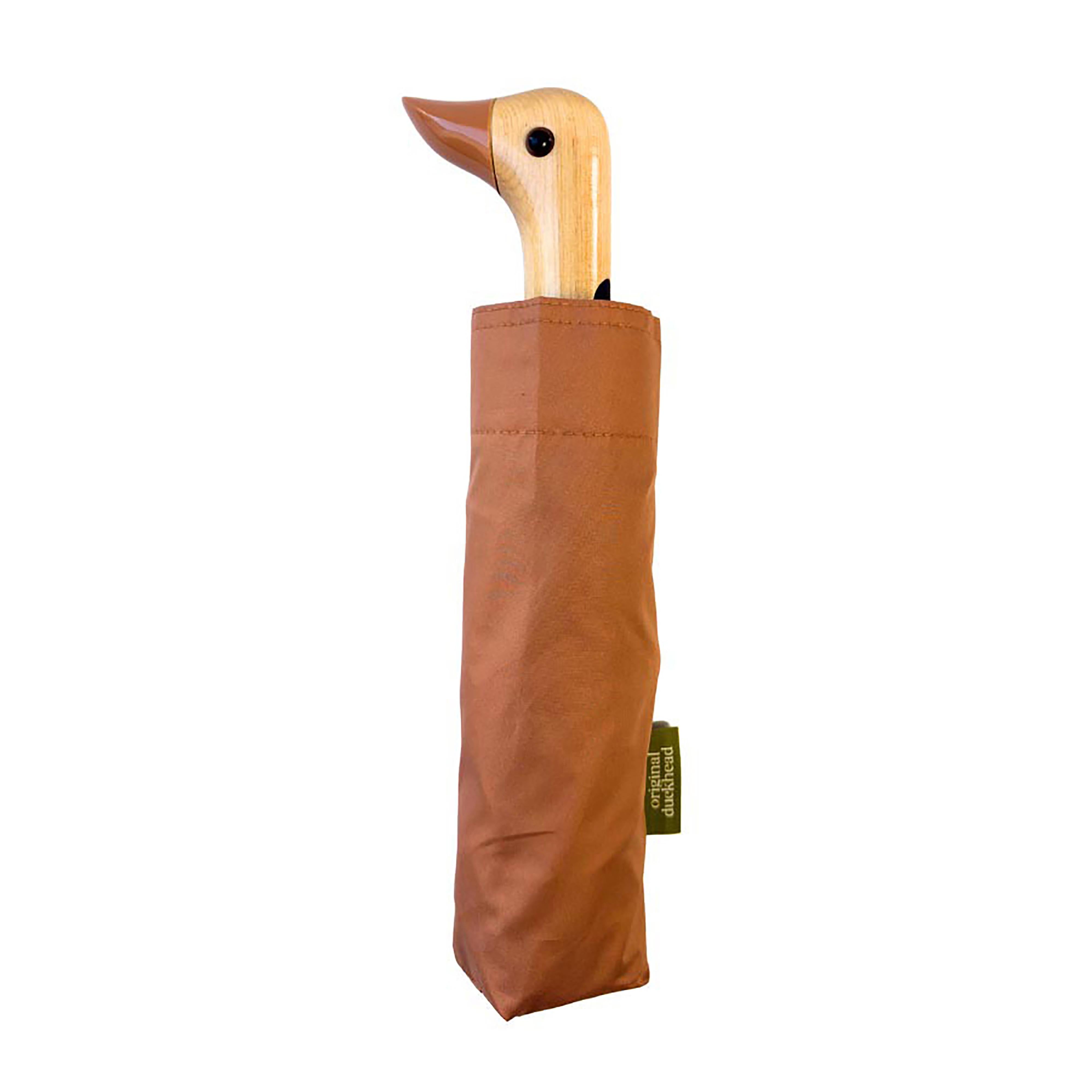 Original Duckhead Duck Umbrella Compact Mocha Mousse