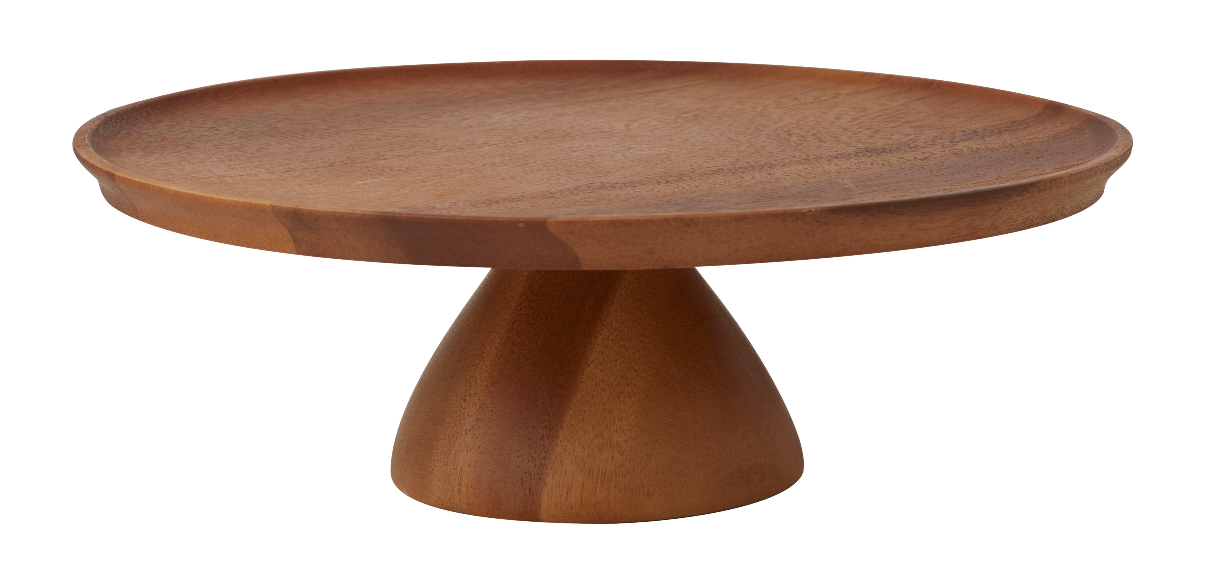 Davis & Waddell Acacia Wood Footed Cake Stand