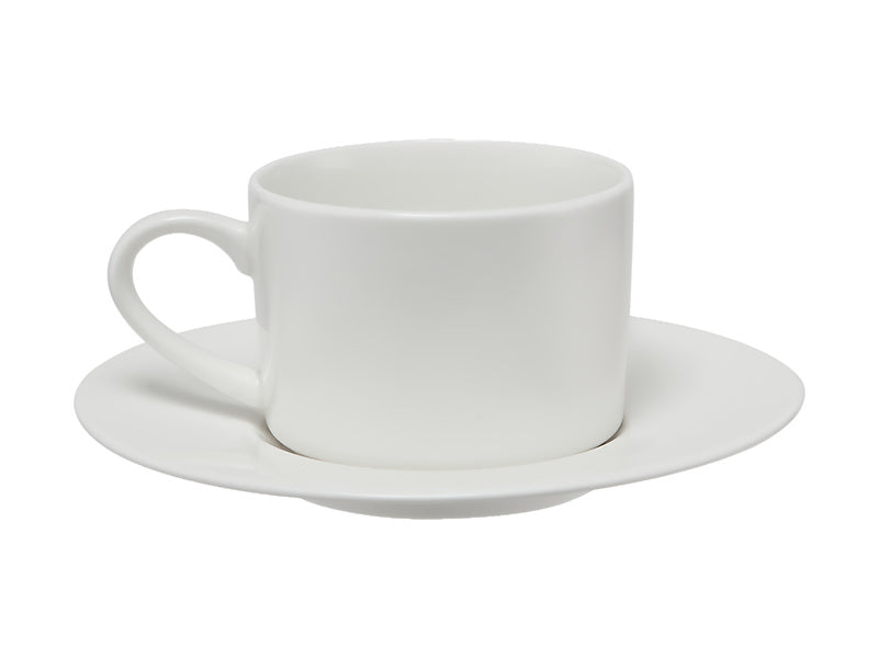 Maxwell & Williams White Basics Straight Cup & Saucer 230ml