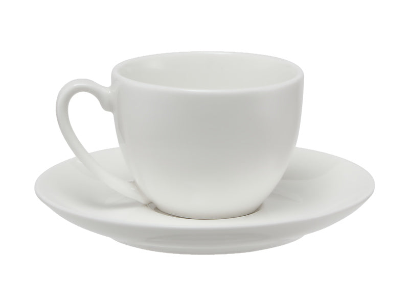 Maxwell & Williams White Basics Coupe Demi Cup & Saucer 90ml
