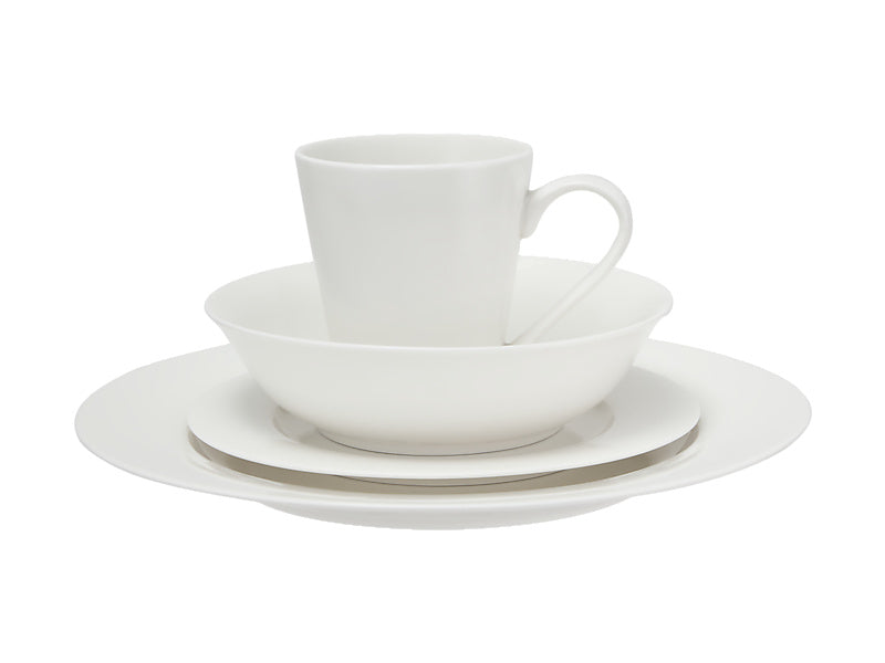 Maxwell & Williams White Basics Cosmopolitan Rim Dinner Set 16pce 16 Piece