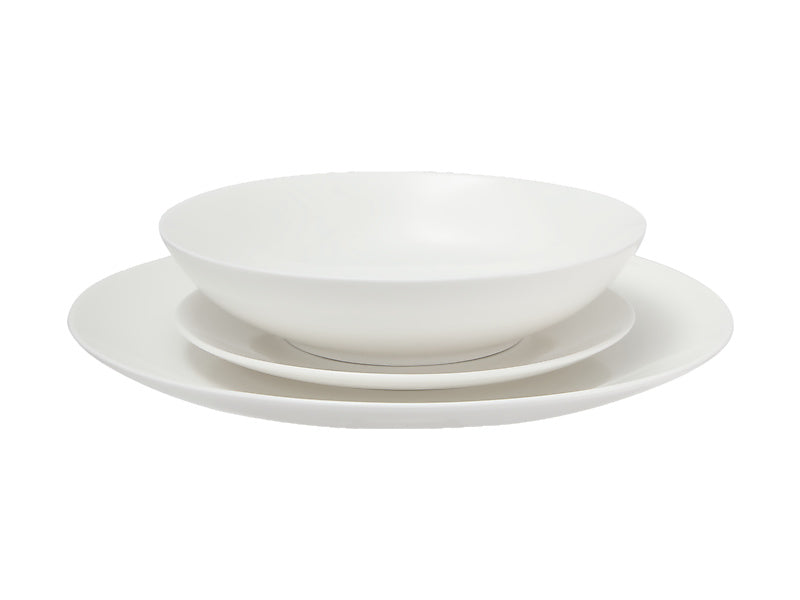 Maxwell & Williams White Basics Tribeca Coupe Dinner Set 18 Piece