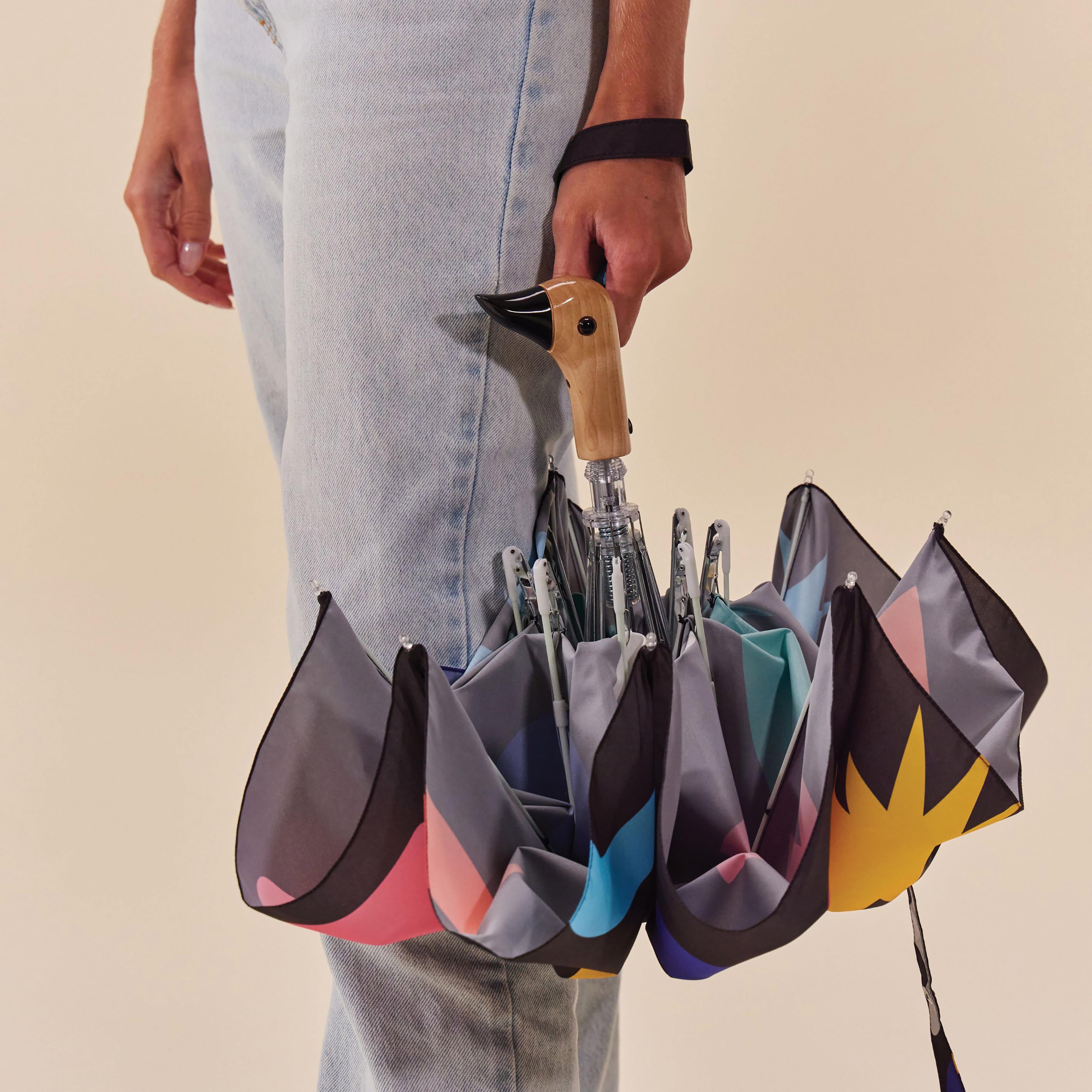 Original Duckhead Duck Umbrella Compact Palma Multi-Coloured