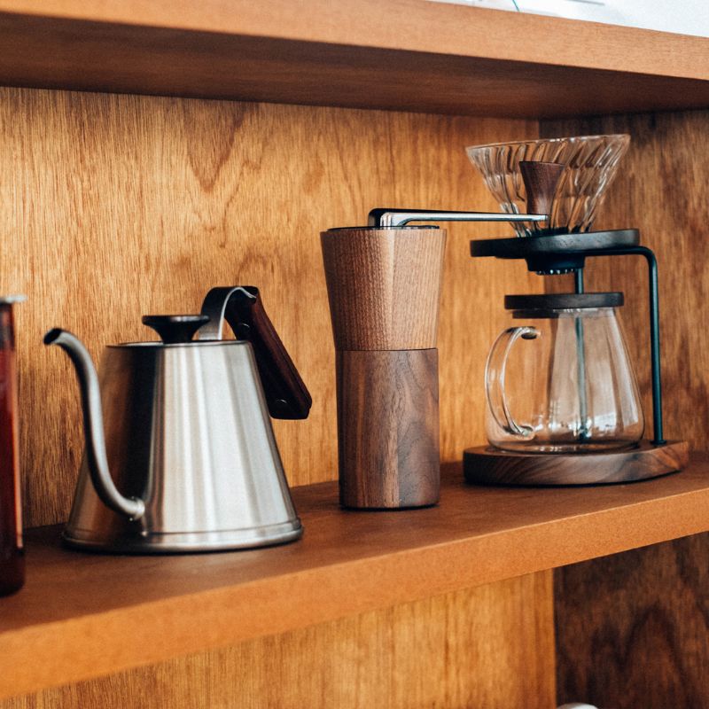 Hario Drip Stand Set 600ml - Walnut