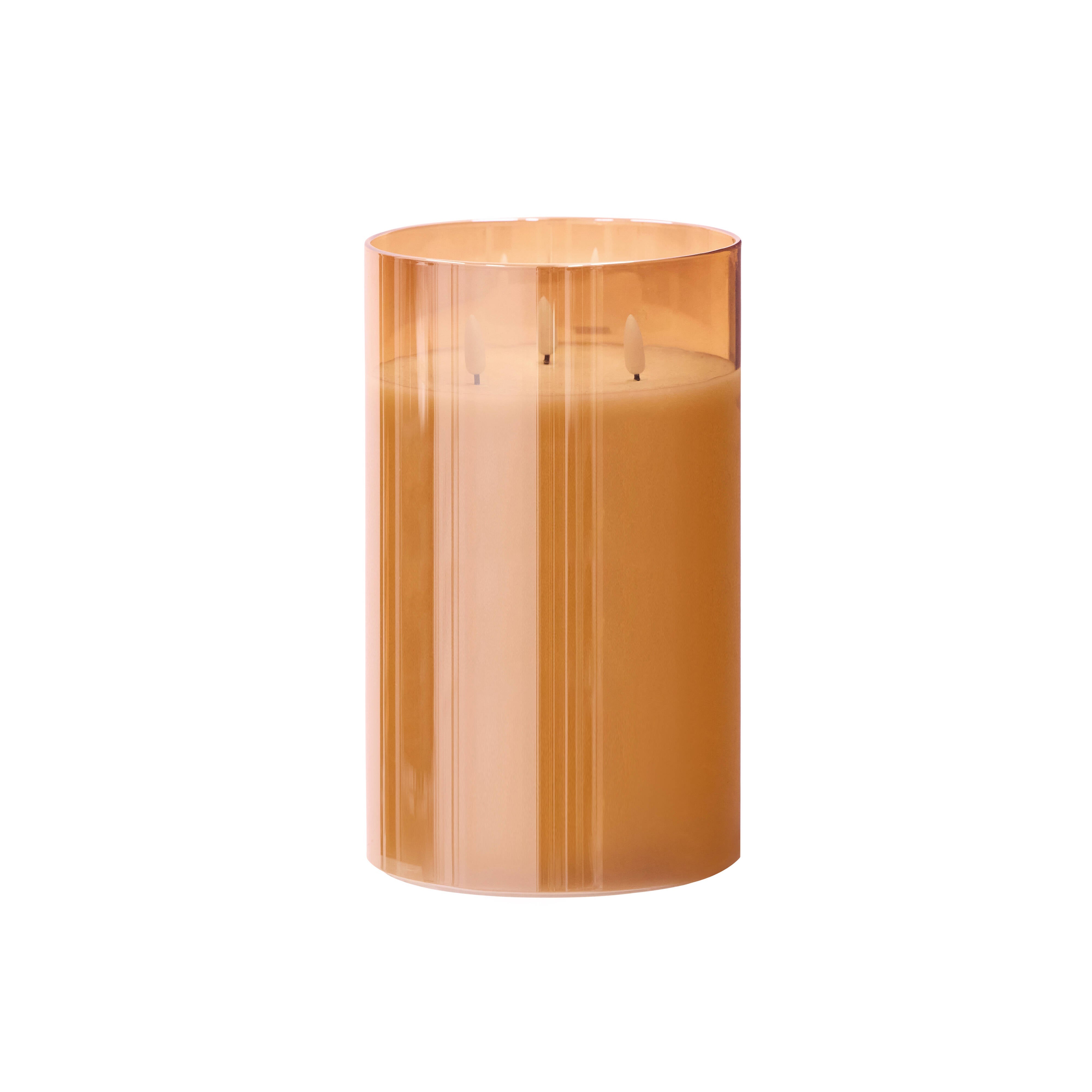 Rogue Amber Triflame Candle 25cm