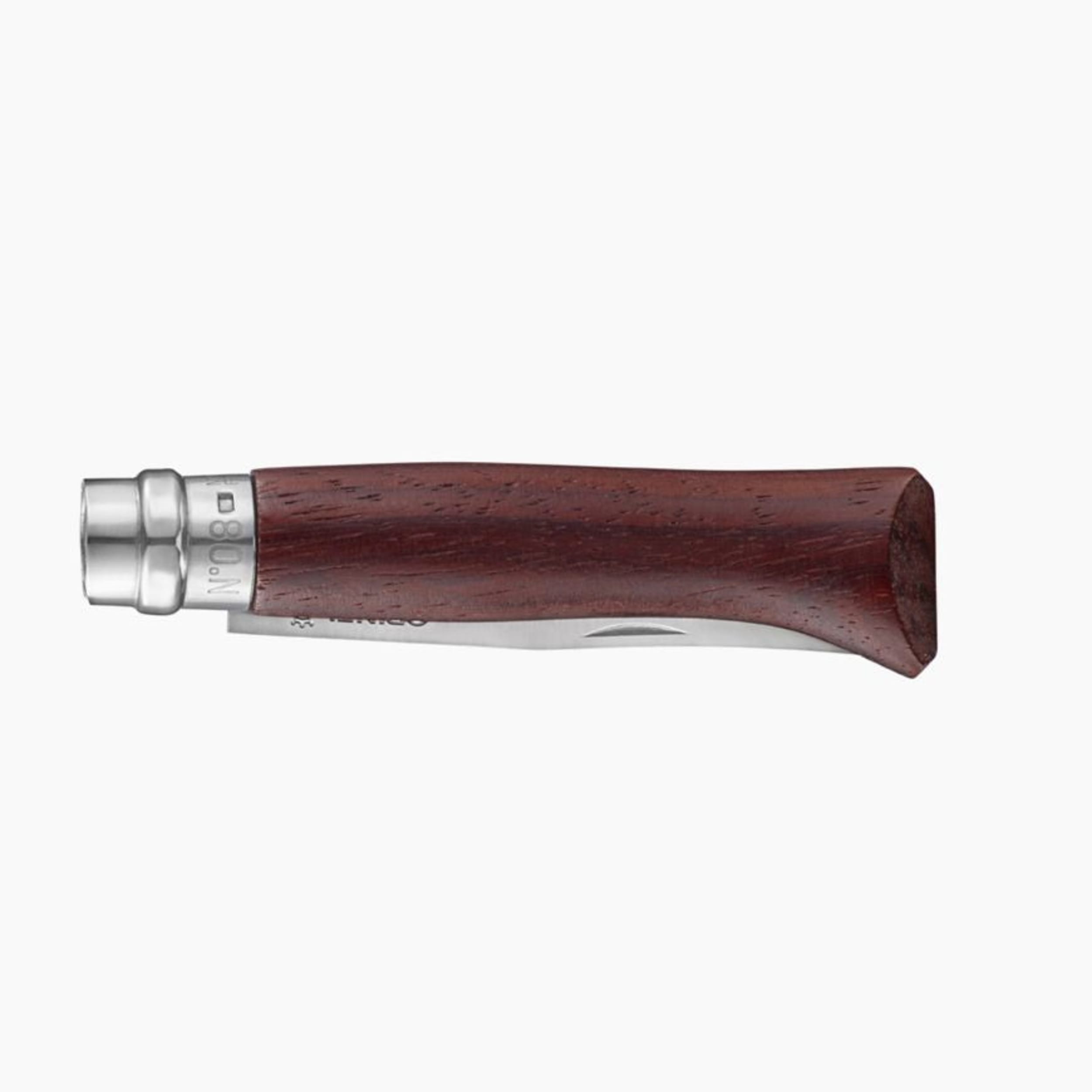 Opinel No.08 Stainless Steel Folding Knife Padouk