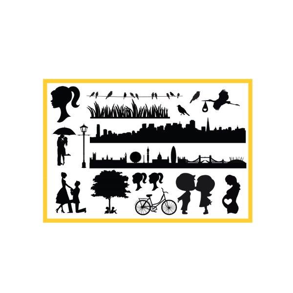 Silho Cake Wedding & City Elements Mould