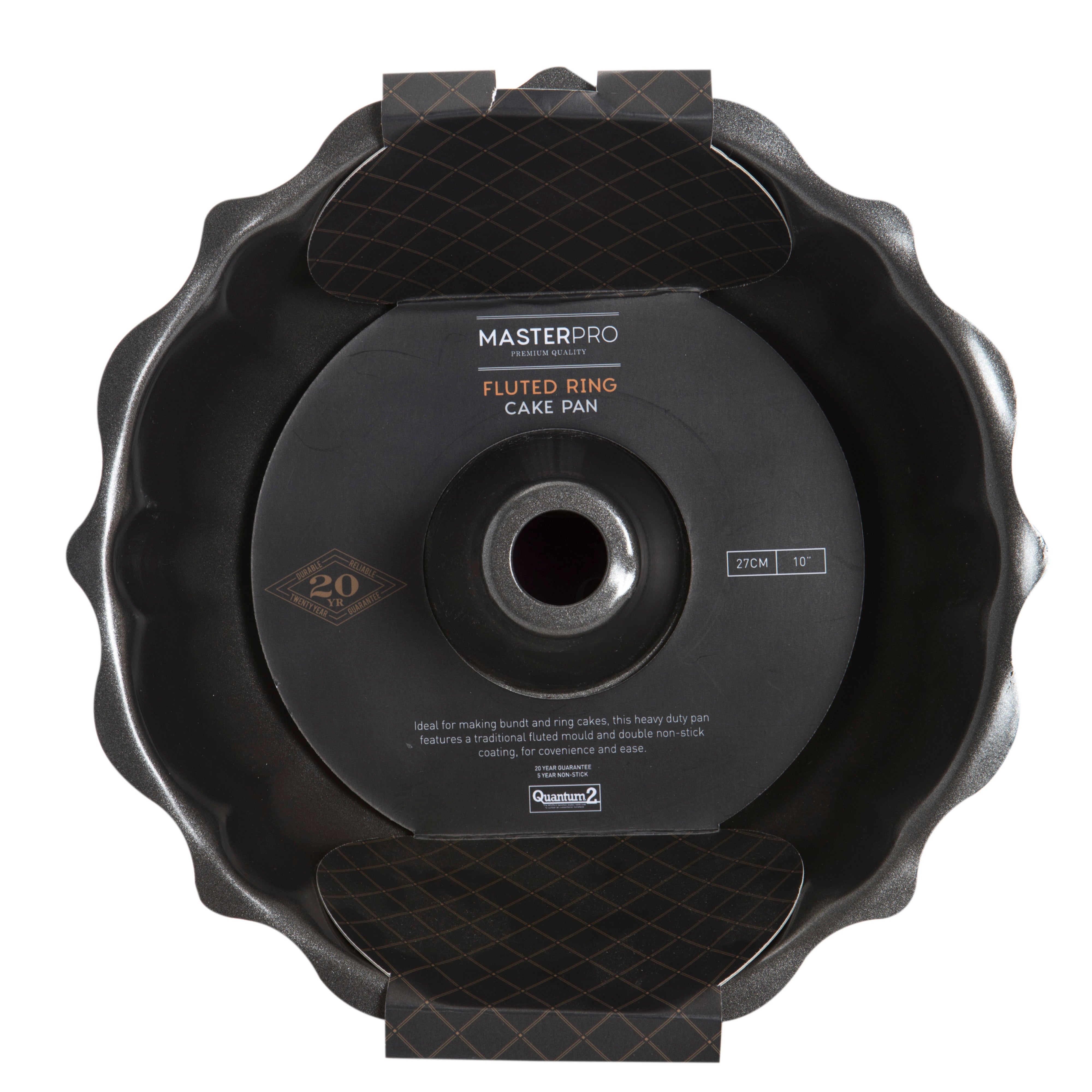 MasterPro Non-Stick Fluted Ring Cake Pan