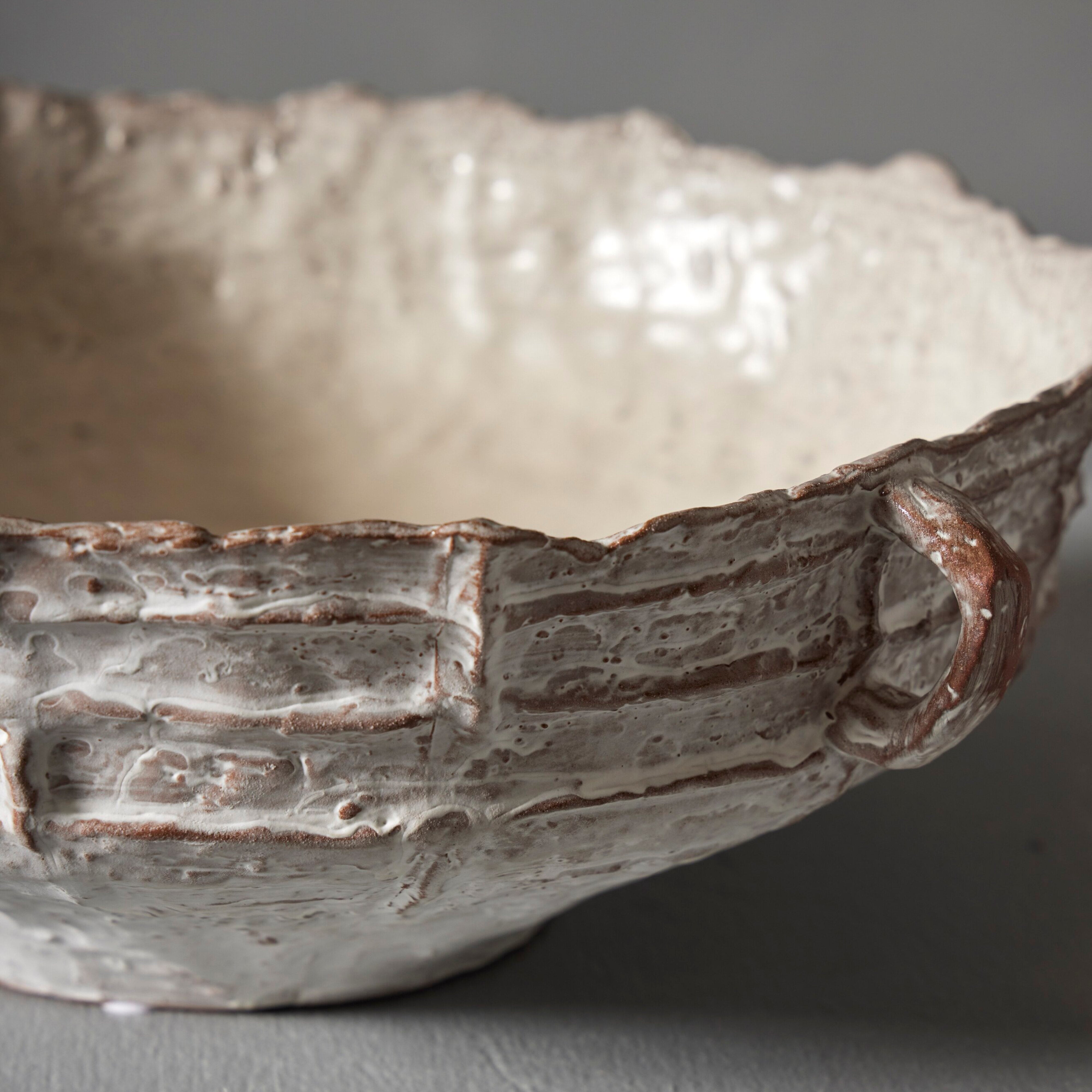 Grand Designs Marlo Statement Bowl Off White