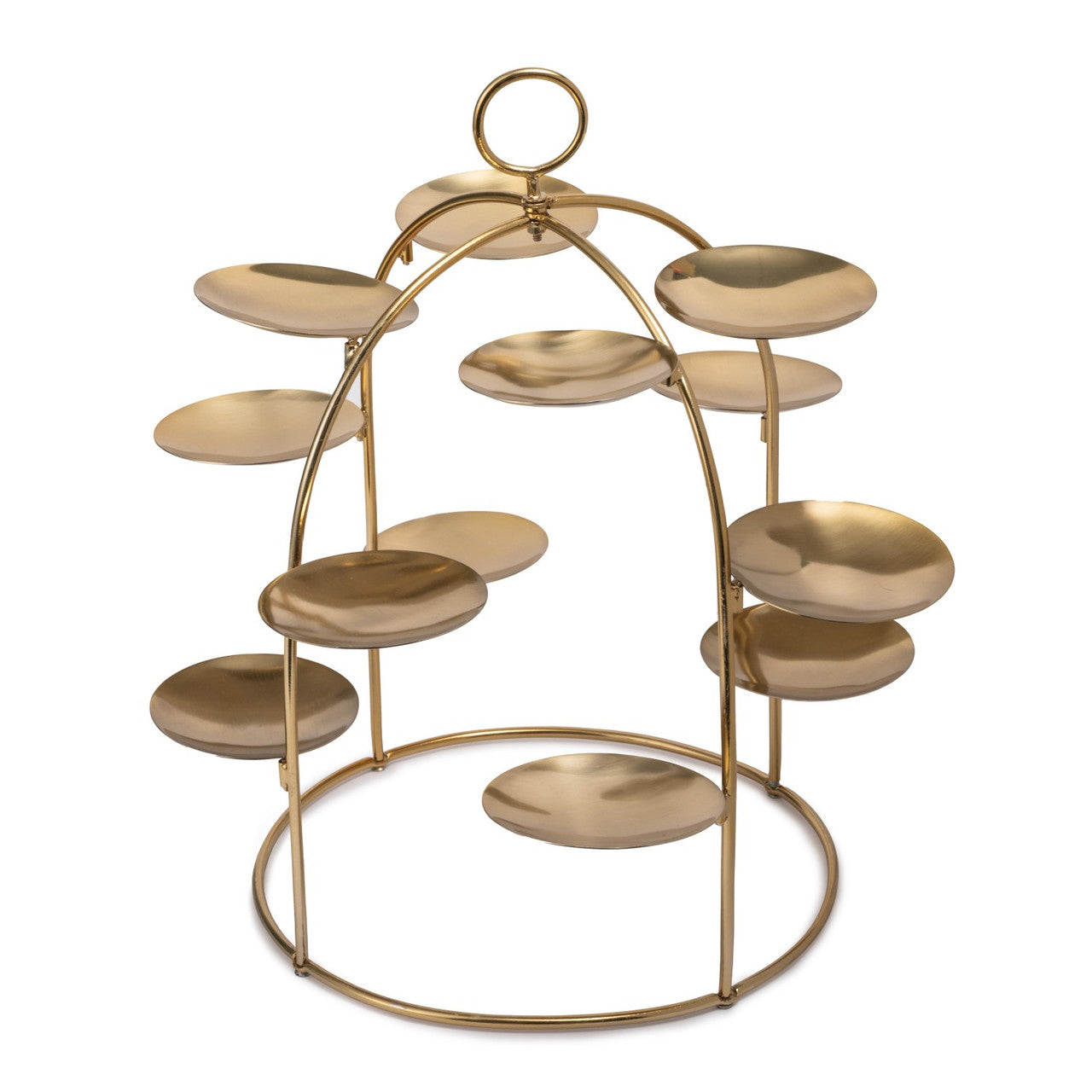 Artesà Brass Canapé Serving Tree