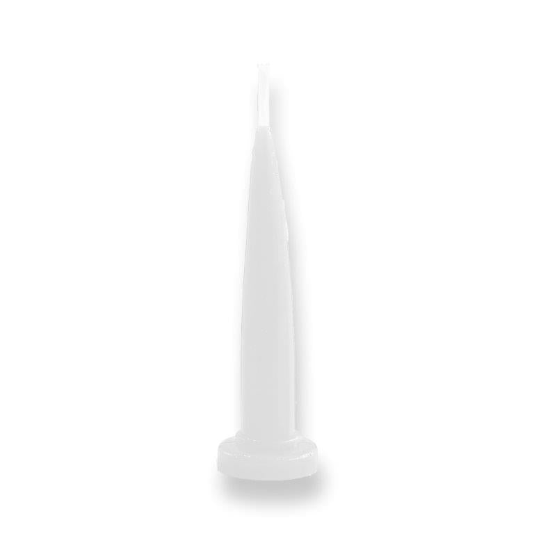 Cake & Candle Bullet Candles White 12 Pack