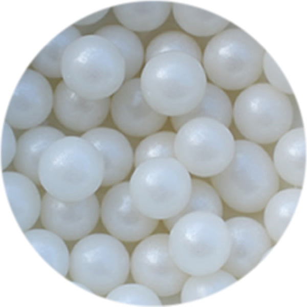 Bake Group Cachous Round Pearlised White 12mm 1kg
