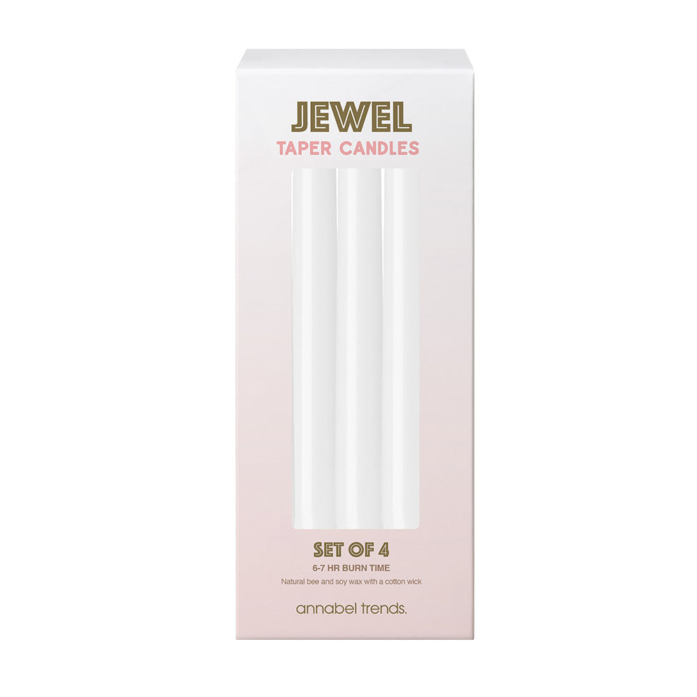 Annabel Trends Jewel Taper Candles Pink Tones