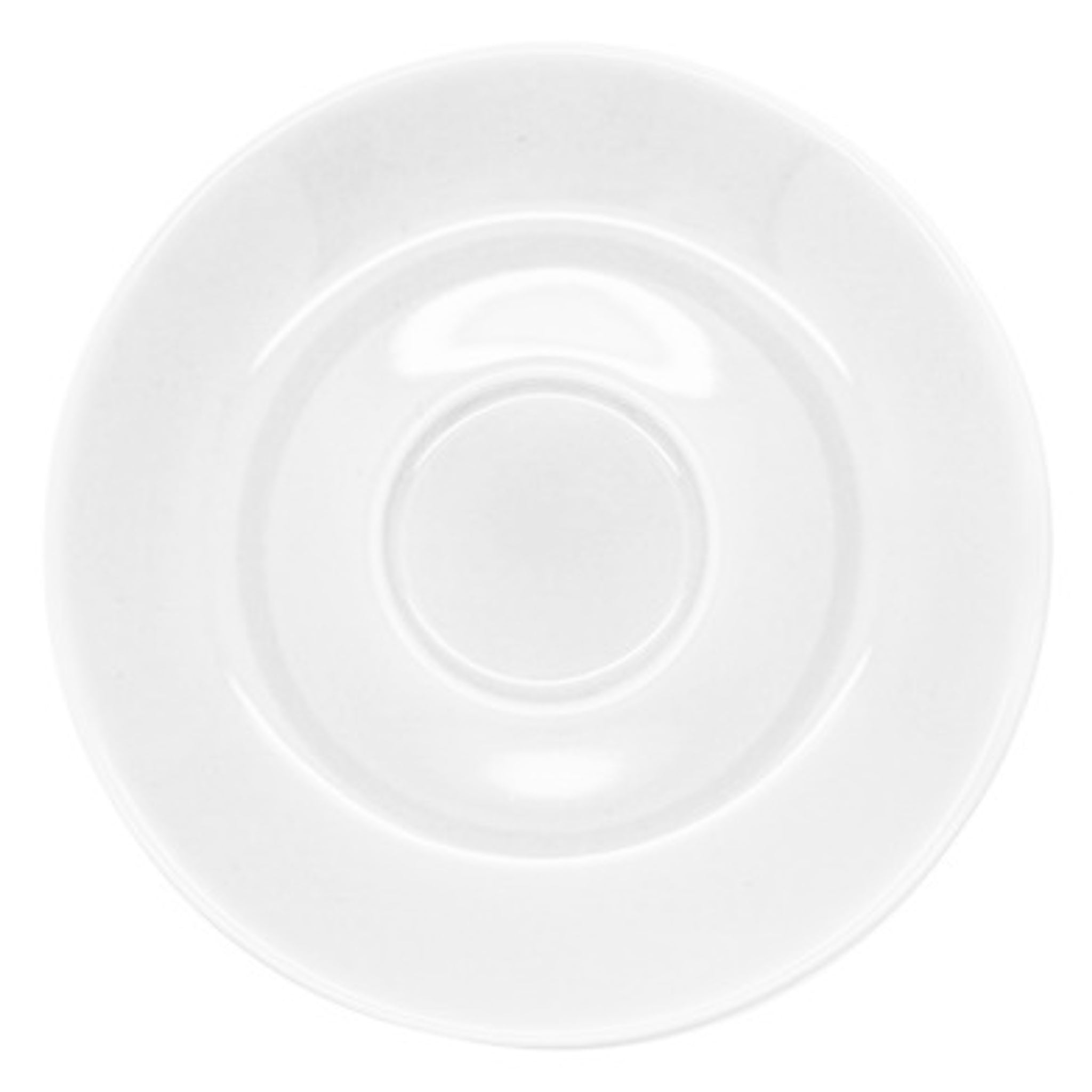 Incafe White Tulip Cappuccino Saucer 6 Piece