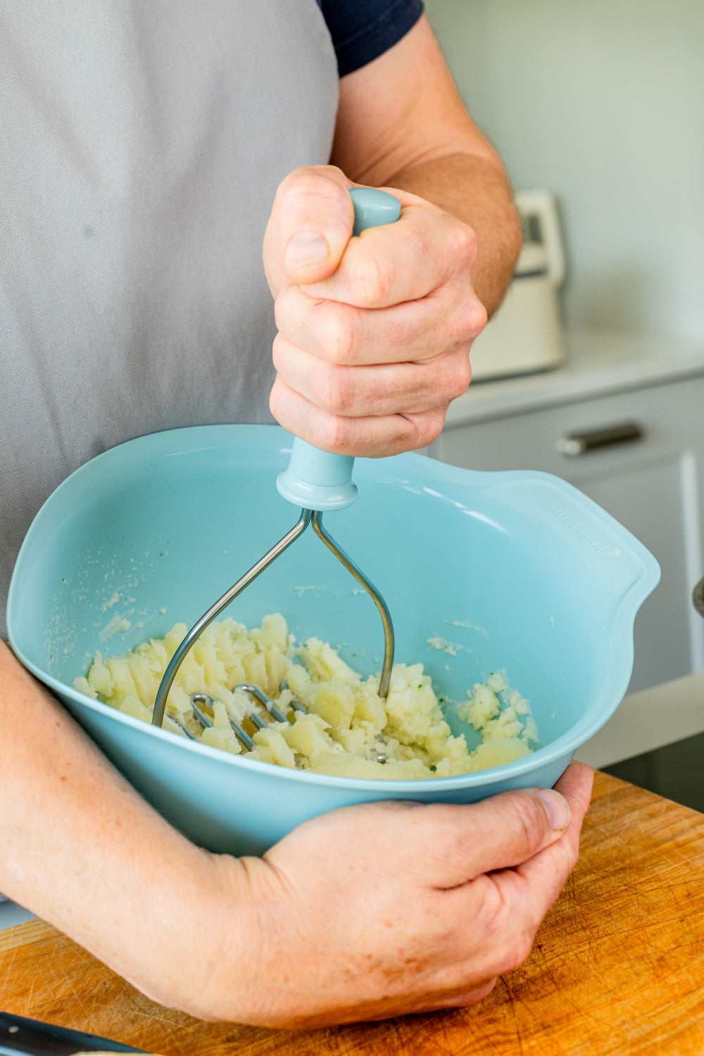 KitchenAid Soft Grip Masher (Mineral Water)