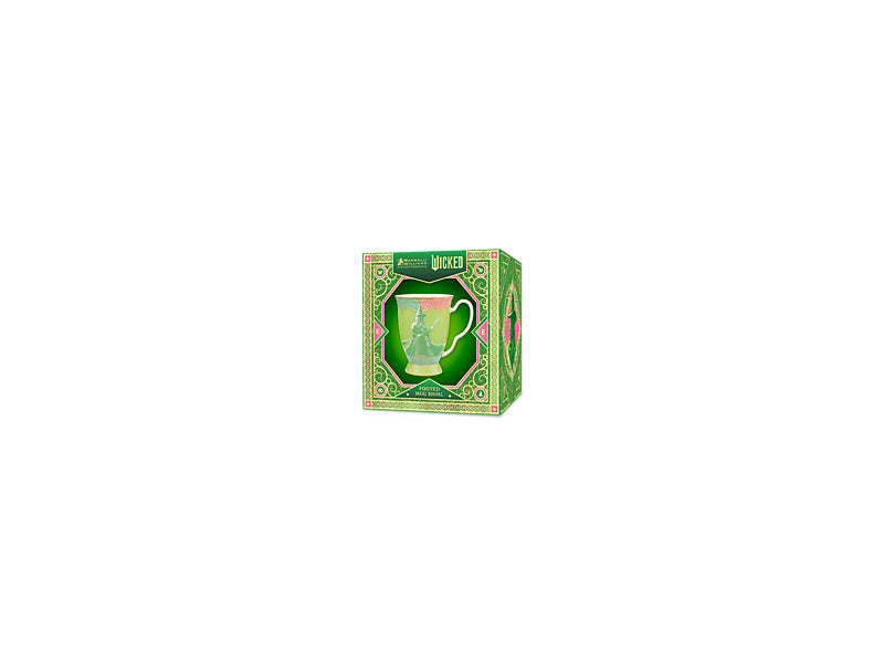 Maxwell & Williams Wicked Pink Goes Good with Green Footed Mug Elphaba 300ml