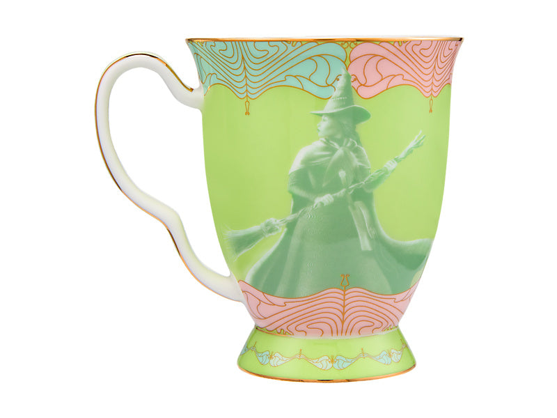 Maxwell & Williams Wicked Pink Goes Good with Green Footed Mug Elphaba 300ml