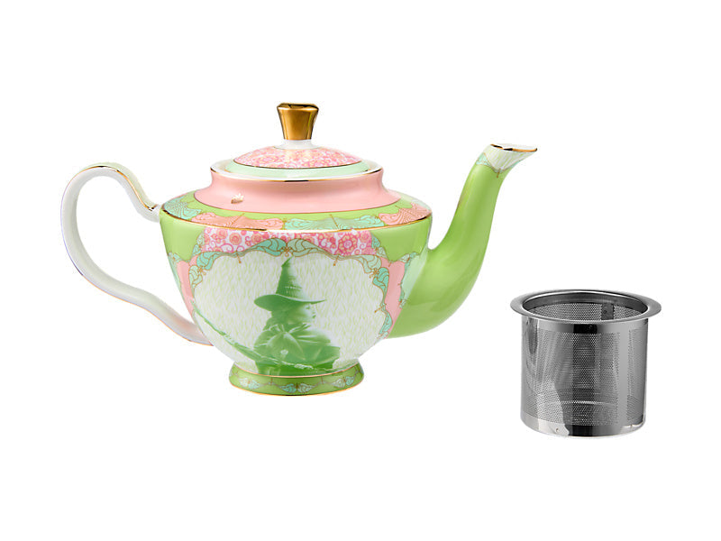 Maxwell & Williams Wicked Pink Goes Good with Green Teapot with Infuser Elphaba 500ml