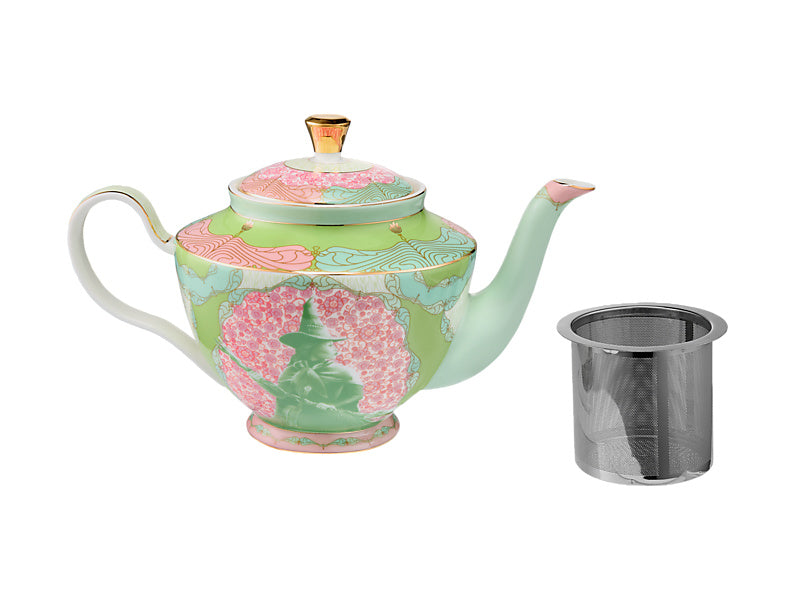 Maxwell & Williams Wicked Pink Goes Good with Green Teapot with Infuser Elphaba 500ml