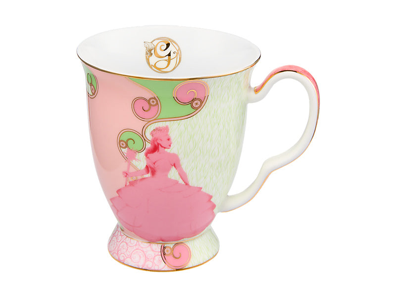 Maxwell & Williams Wicked Pink Goes Good with Green Footed Mug Glinda 300ml