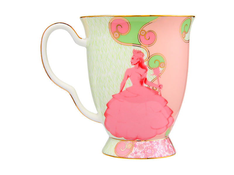 Maxwell & Williams Wicked Pink Goes Good with Green Footed Mug Glinda 300ml