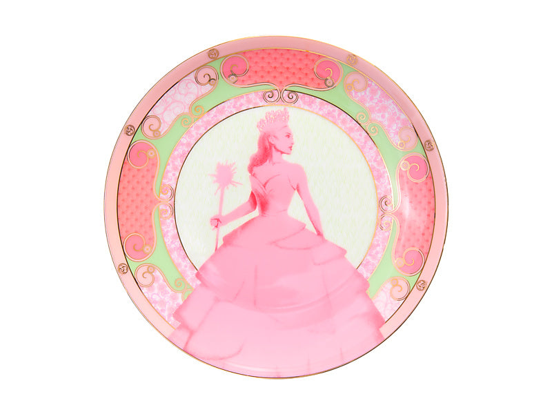 Maxwell & Williams Wicked Pink Goes Good with Green Coupe Plate Glinda 19.5cm