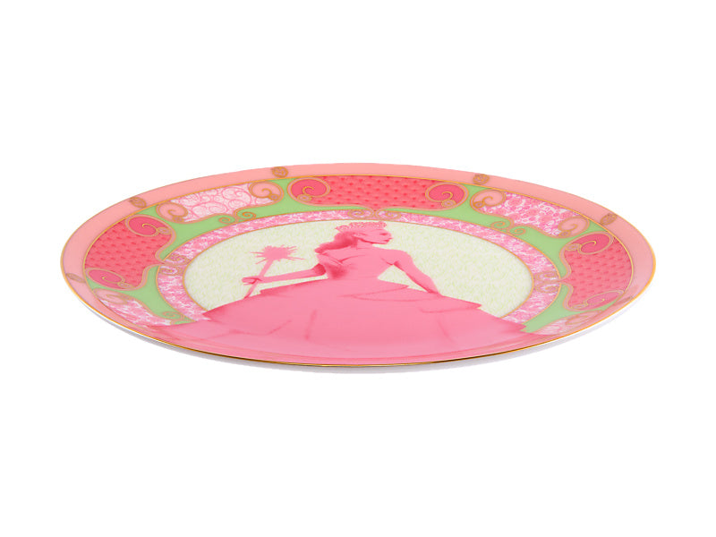 Maxwell & Williams Wicked Pink Goes Good with Green Coupe Plate Glinda 19.5cm