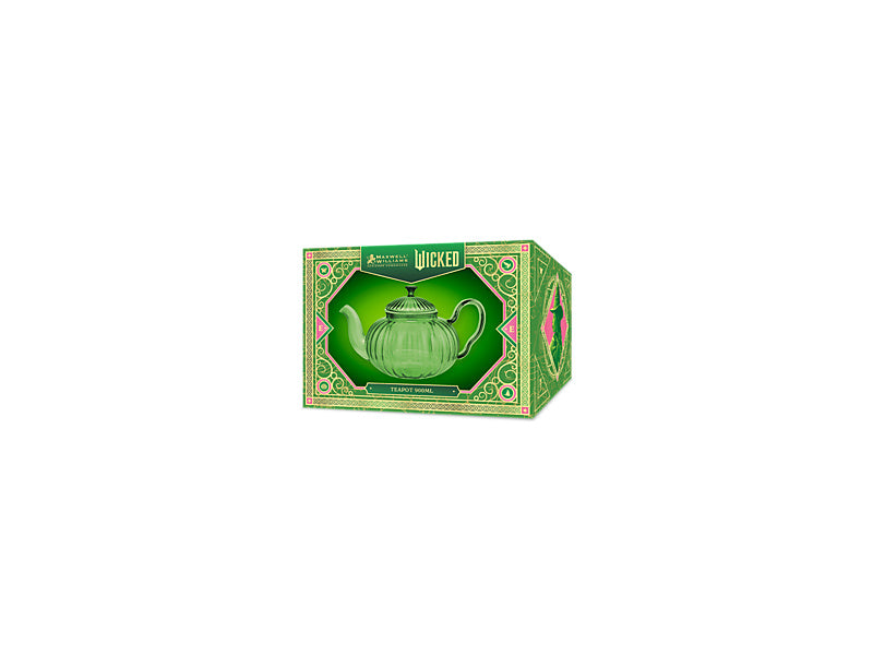 Maxwell & Williams Wicked Pink Goes Good with Green Teapot 900ml WICK0025
