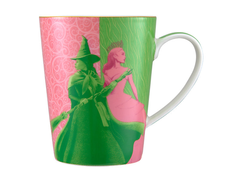 Maxwell & Williams Wicked Magical Conical Mug Pink & Green Forever 450ml