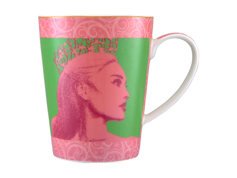 Maxwell & Williams Wicked Magical Conical Mug Elphaba & Glinda Duo Green & Pink 450ml