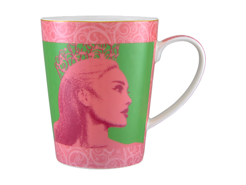Maxwell & Williams Wicked Magical Conical Mug Elphaba & Glinda Duo Green & Pink 450ml
