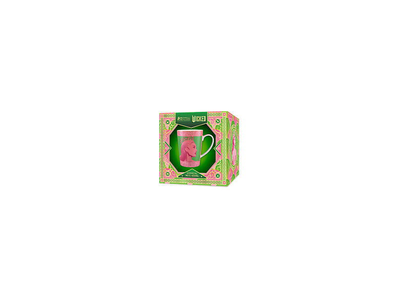 Maxwell & Williams Wicked Magical Conical Mug Elphaba & Glinda Duo Green & Pink 450ml