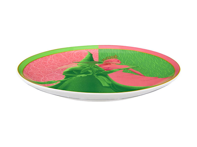 Maxwell & Williams Wicked Magical Coupe Side Plate Pink & Green Forever 19cm