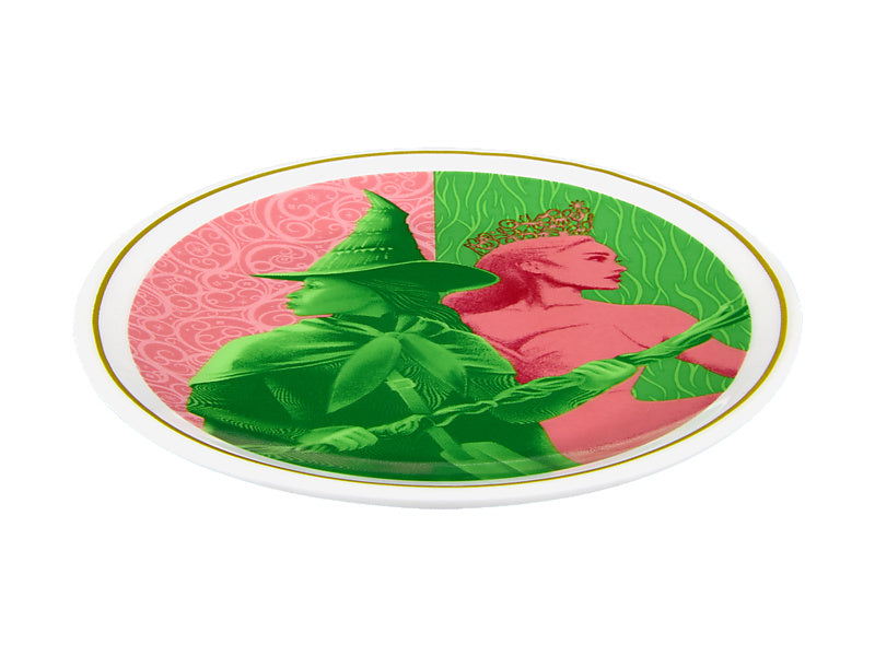 Maxwell & Williams Wicked Magical Trinket Dish Pink & Green Forever 11.5cm