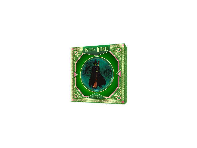 Maxwell & Williams Wicked Magical Coupe Side Plate Elphaba Green 19cm